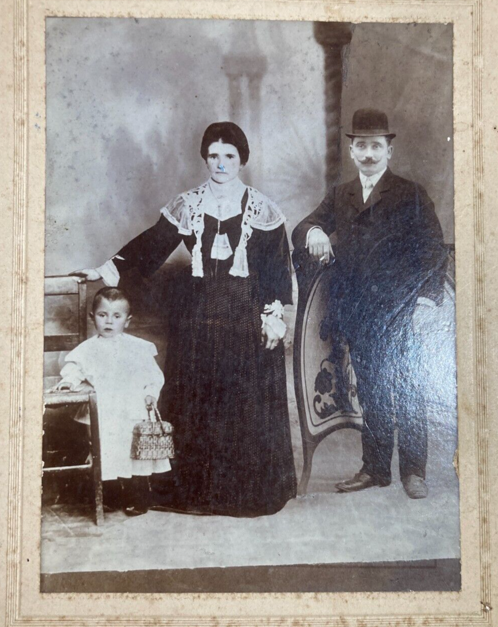 Fotografia Da Collezione: Foto Di Gruppo Familiare, Milanesa, Buenos Aires