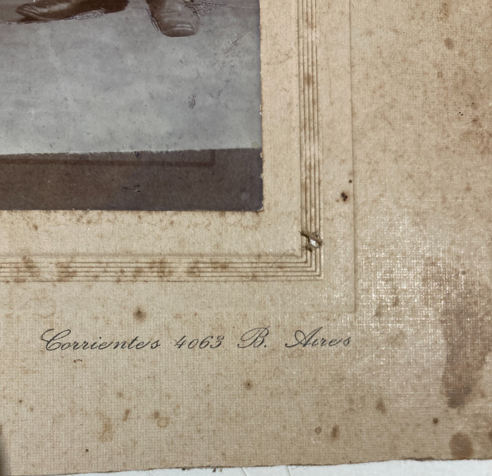 Fotografia Da Collezione: Foto Di Gruppo Familiare, Milanesa, Buenos Aires