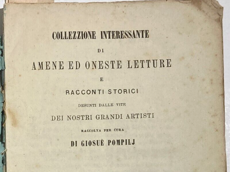 Storia Dell'Arte Antica: Michelangelo, Leonardo, Diluvio A Roma E Firenze   Pompilj