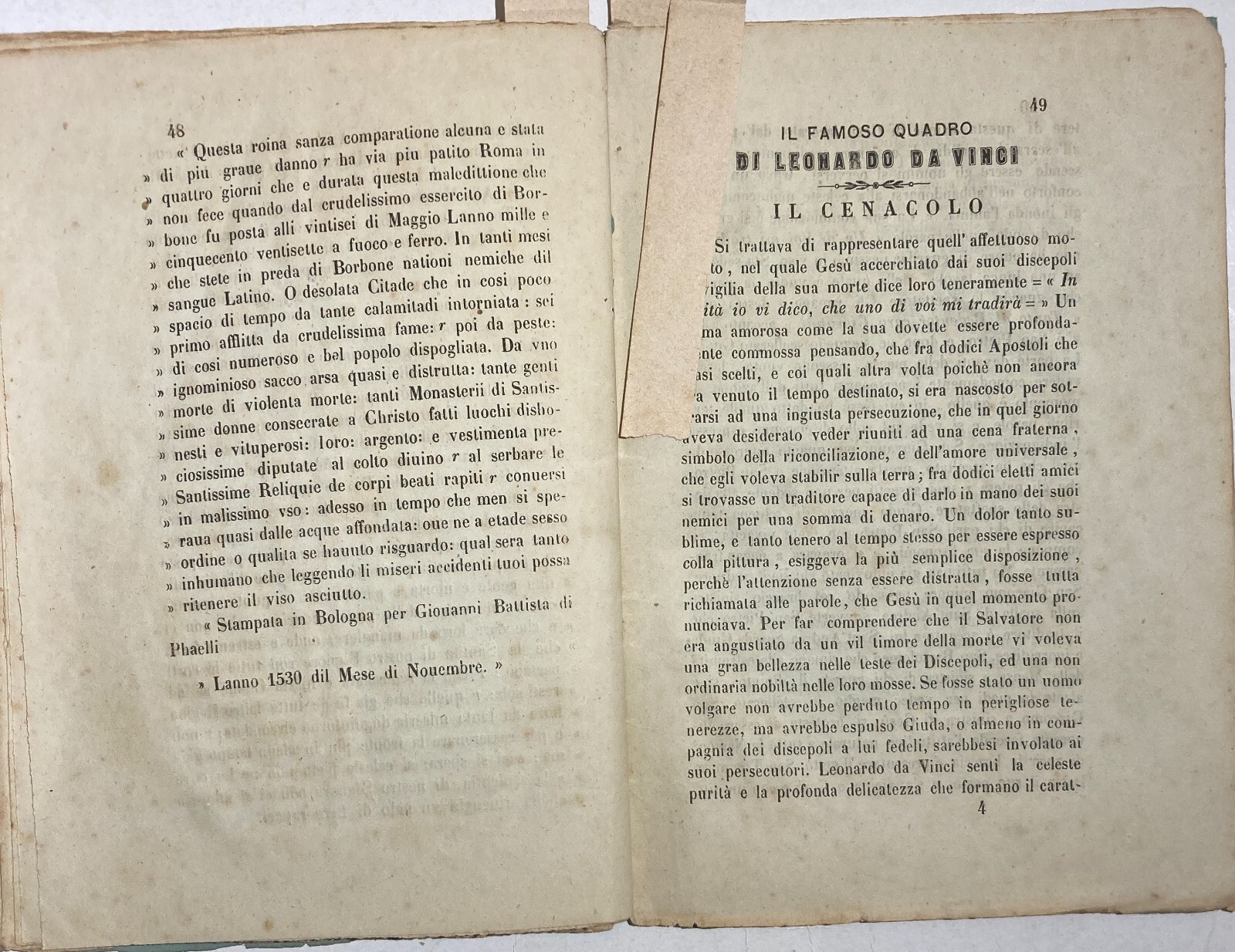 Storia Dell'Arte Antica: Michelangelo, Leonardo, Diluvio A Roma E Firenze   Pompilj