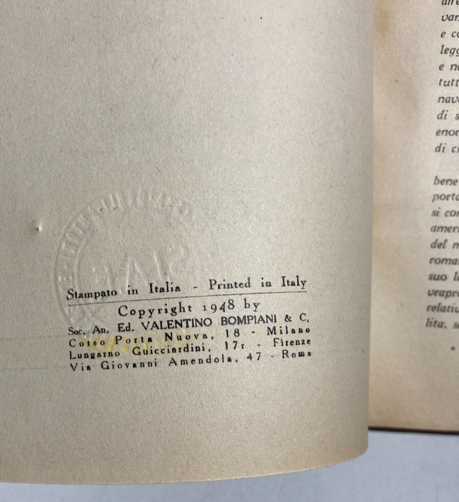 Il Giro Del Mondo Di Ieri Di Leonida Rèpaci, Dedica Autografa A Giuseppe Di Vittorio