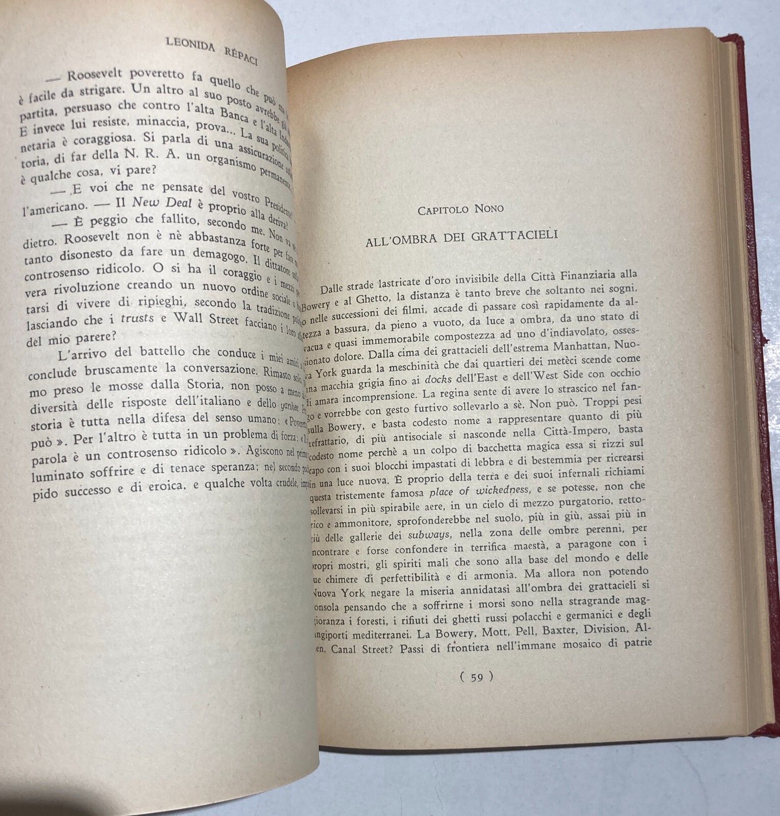 Il Giro Del Mondo Di Ieri Di Leonida Rèpaci, Dedica Autografa A Giuseppe Di Vittorio