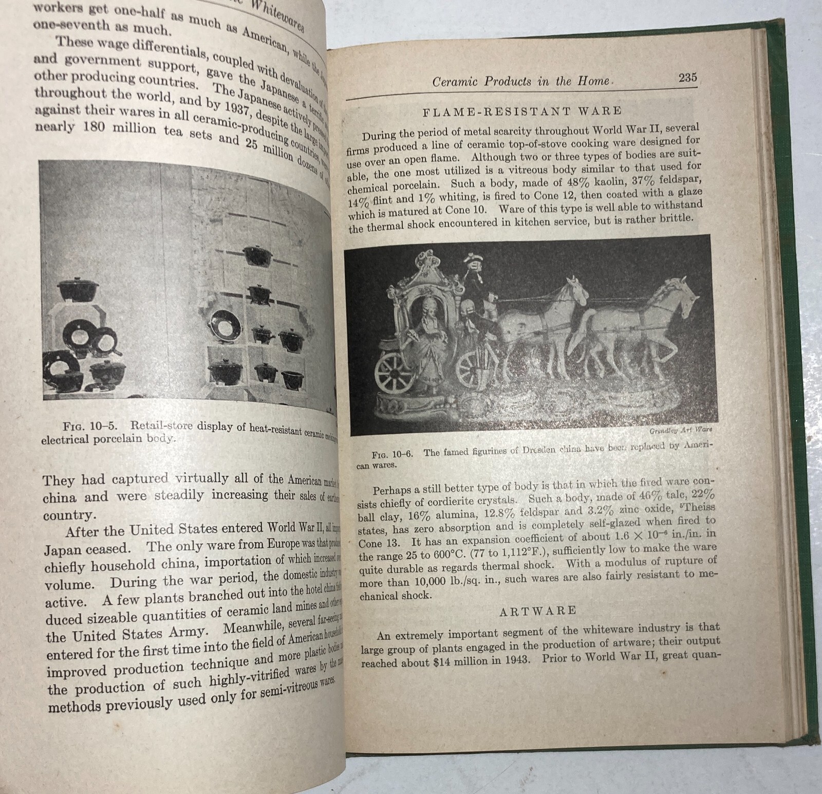Ceramiche: Storia E Tecnologia. Volume Illustrato, Edizione Americana (1947)