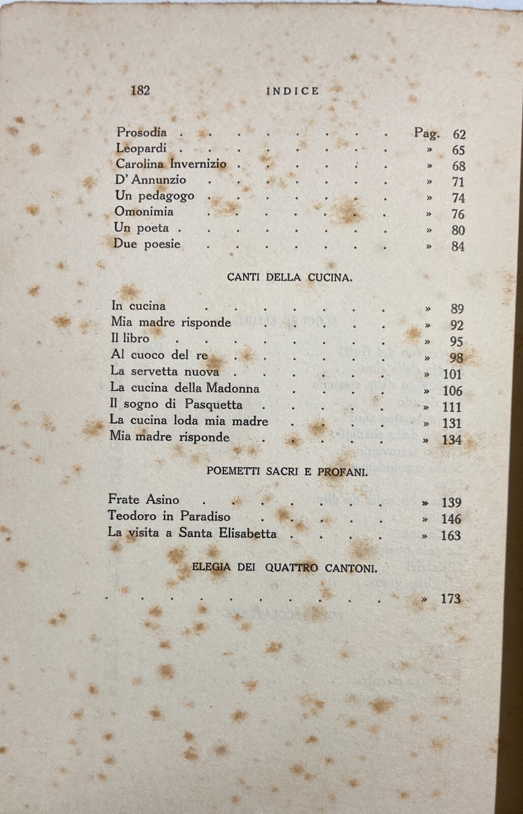 Marino Moretti. Il Giardino Dei Frutti. Dedica Autografa, 1916