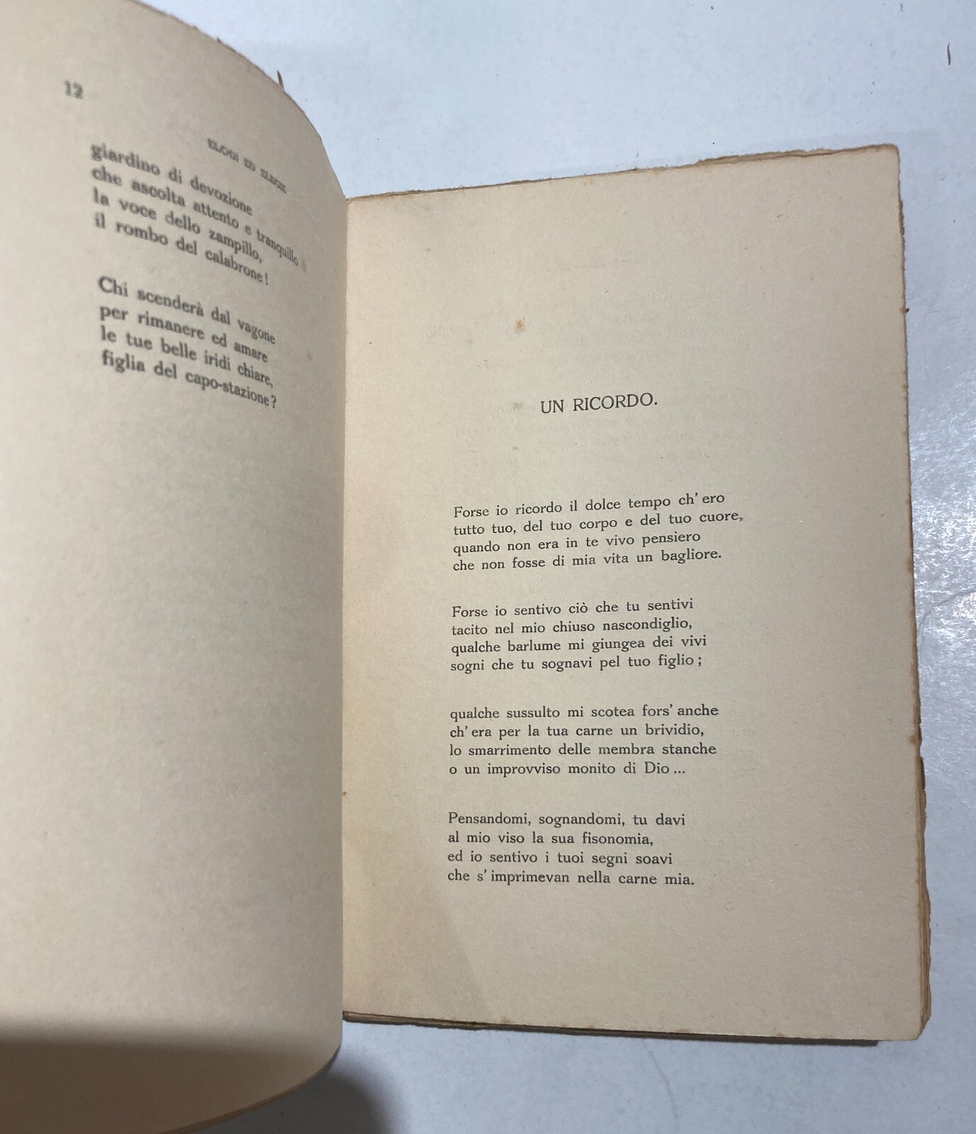 Marino Moretti. Il Giardino Dei Frutti. Dedica Autografa, 1916