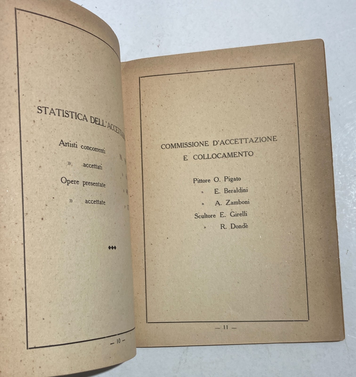 Arte A Verona, Artisti Veronesi: Mostra Sindacale 1929. Raro Catalogo Antico
