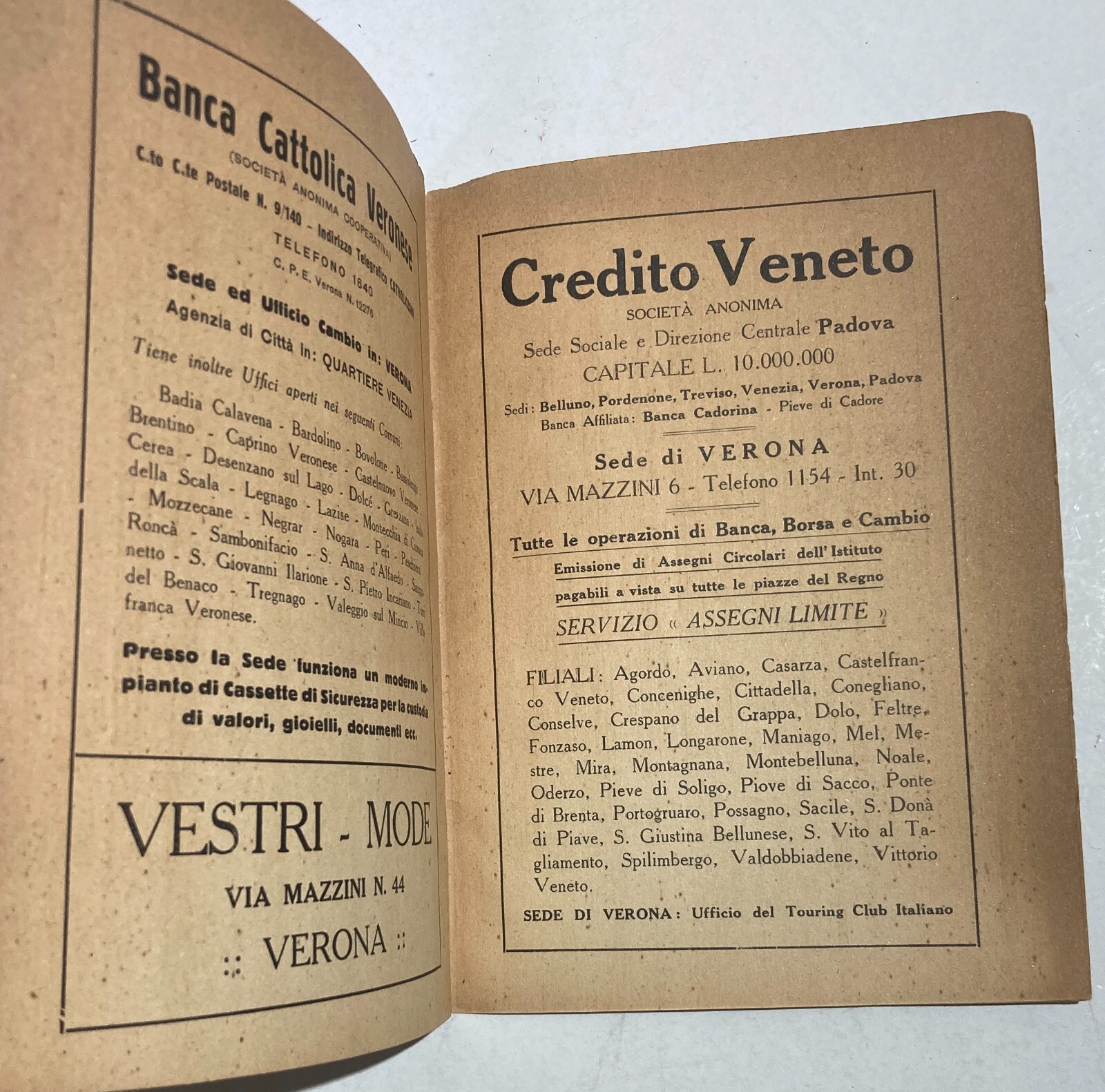 Arte A Verona, Artisti Veronesi: Mostra Sindacale 1929. Raro Catalogo Antico