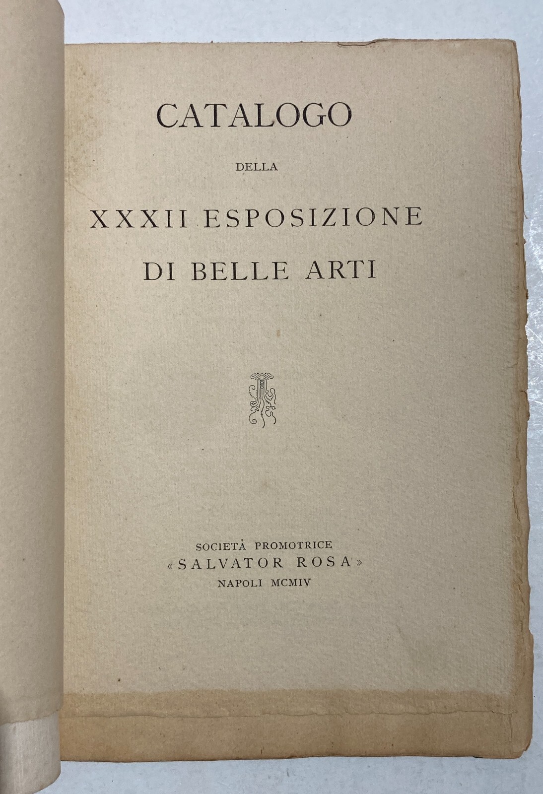 Arte A Napoli: Esposizione Del 1904 Promotrice Salvator Rosa Elenco Opere Esposte