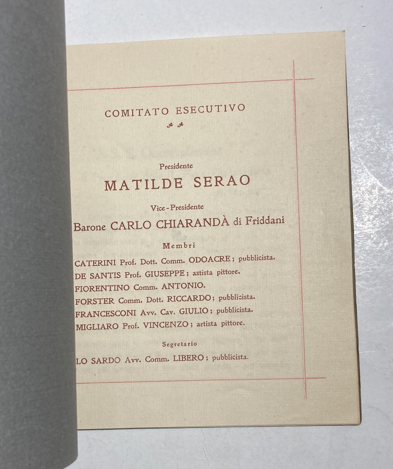 Napoli   Fiera Campionaria   1922   Catalogo Opere d'Arte