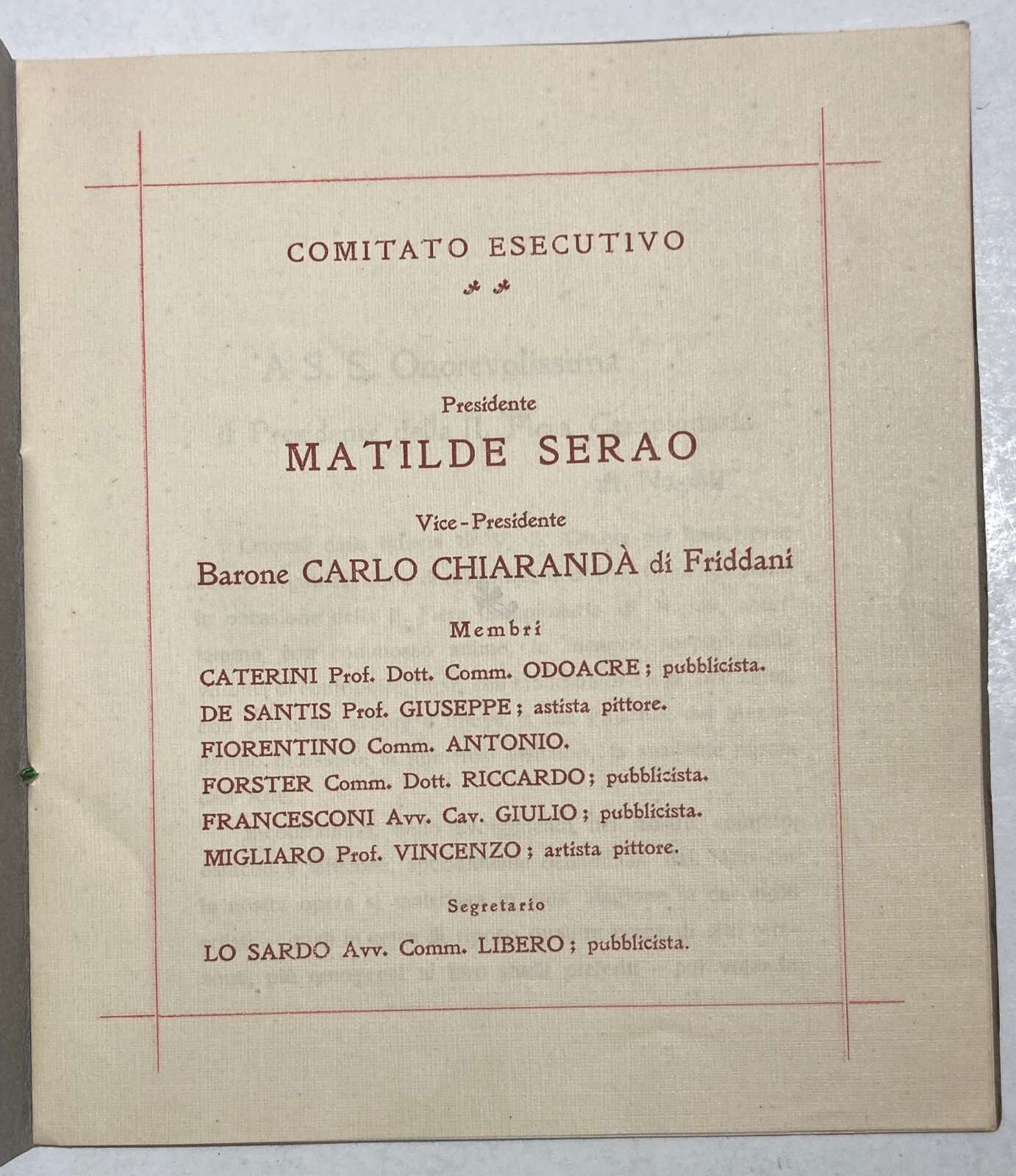 Napoli   Fiera Campionaria   1922   Catalogo Opere d'Arte