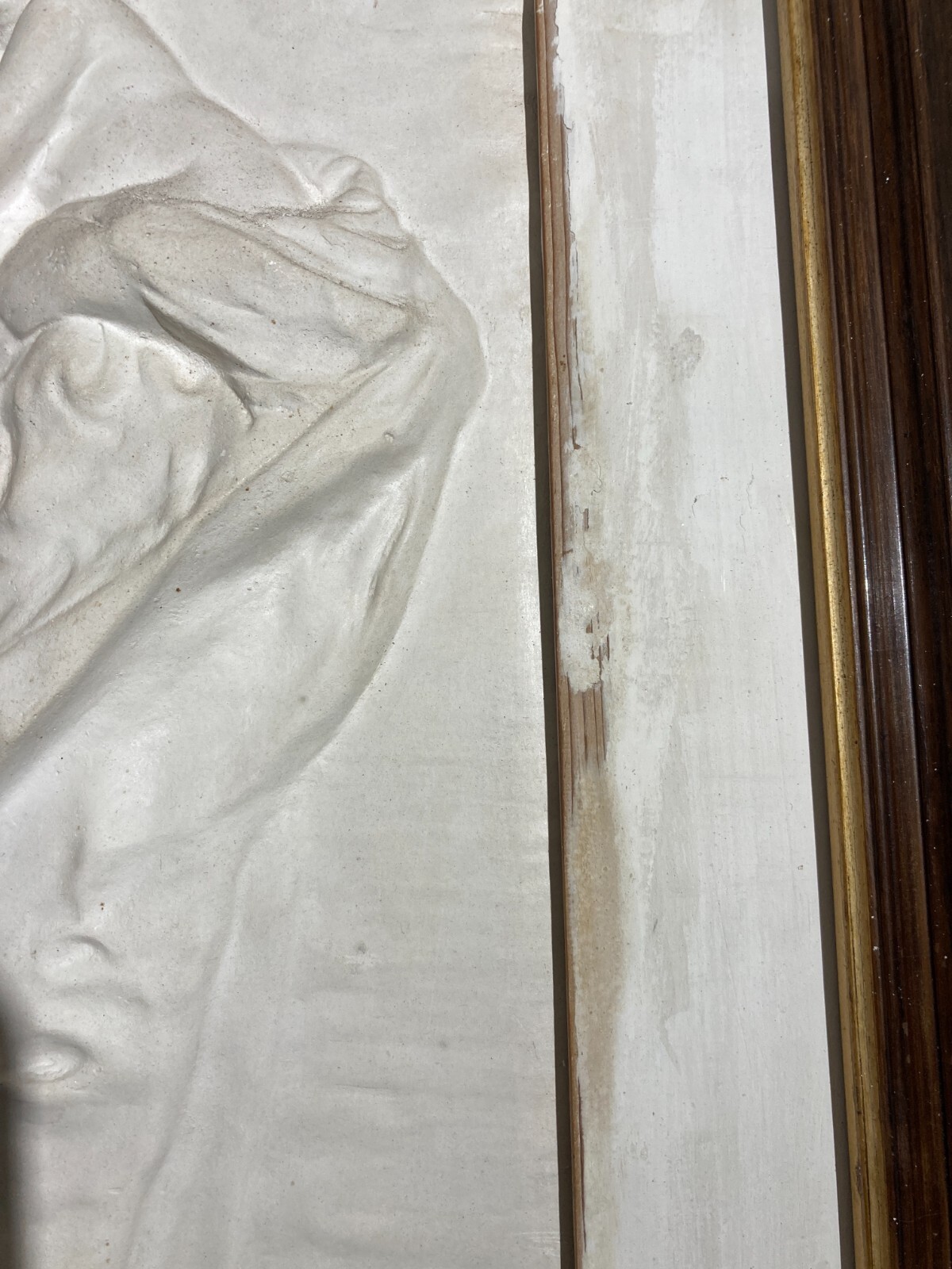 Scultura Madonna Con Bambino Di Salvatore De Simone, Dedicata Al Barone Melazzo