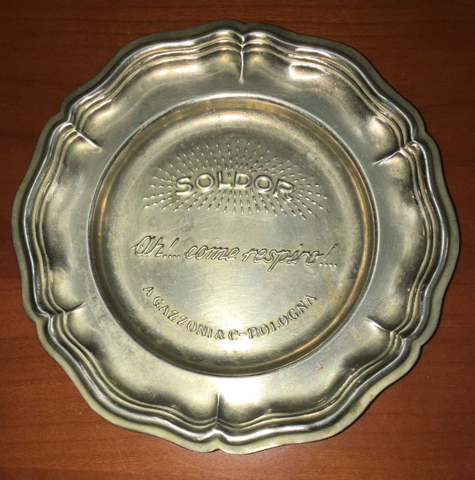 Bologna   Pubblicità d'Epoca   Soldor   Gazzoni   Piattino Rendiresto