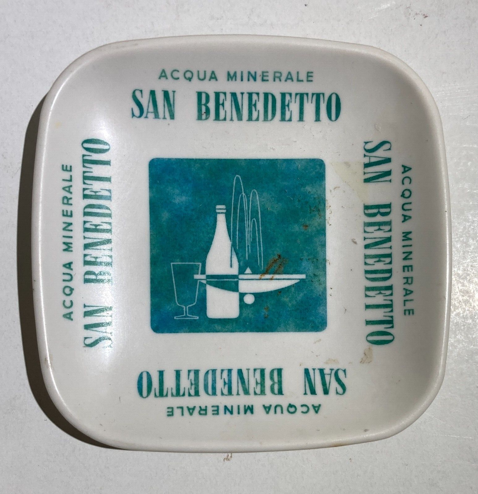 Posacenere Pubblicitario Acqua Minerale San Benedetto, Brescia