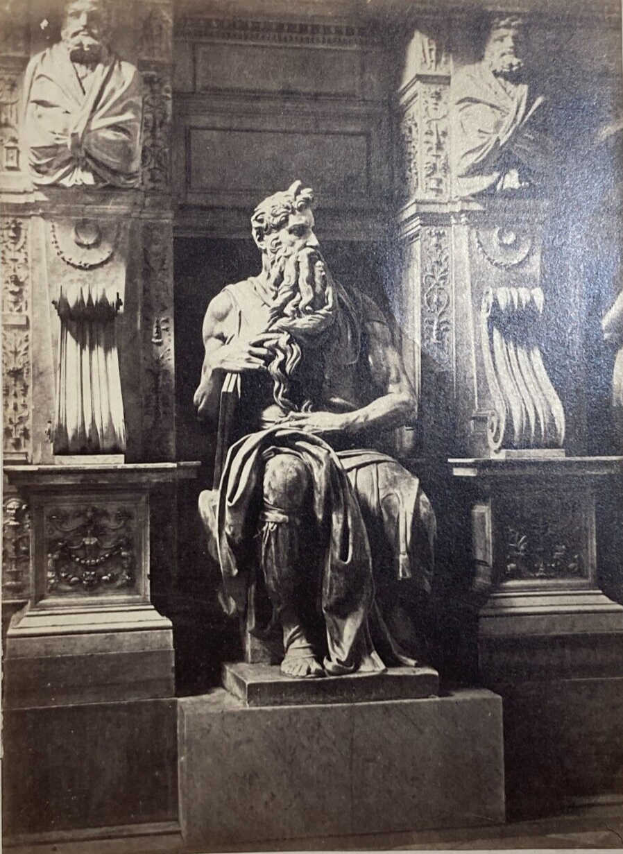 Mosè Di Michelangelo, Antica Fotografia Di Tommaso Tagliarini