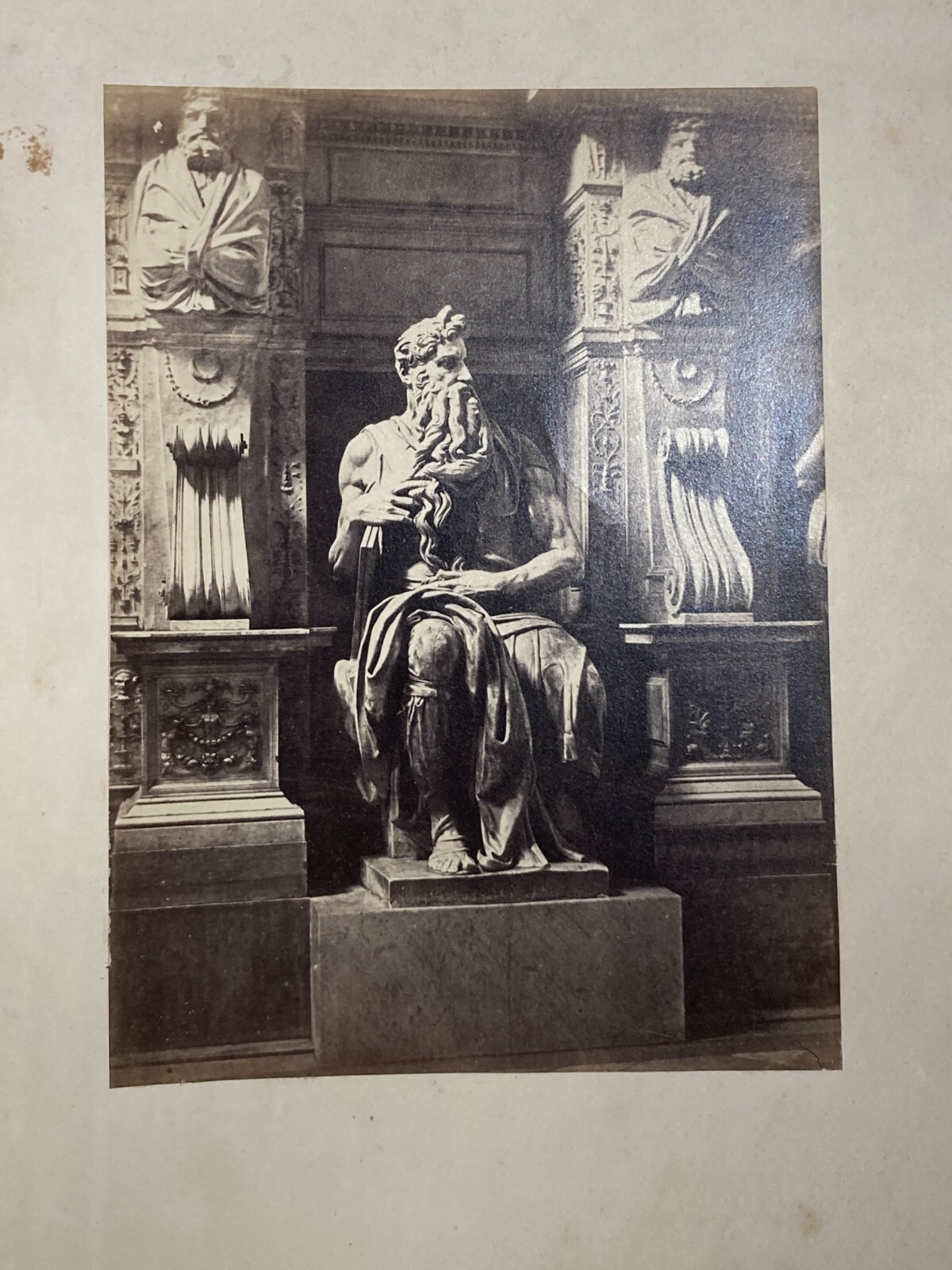 Mosè Di Michelangelo, Antica Fotografia Di Tommaso Tagliarini