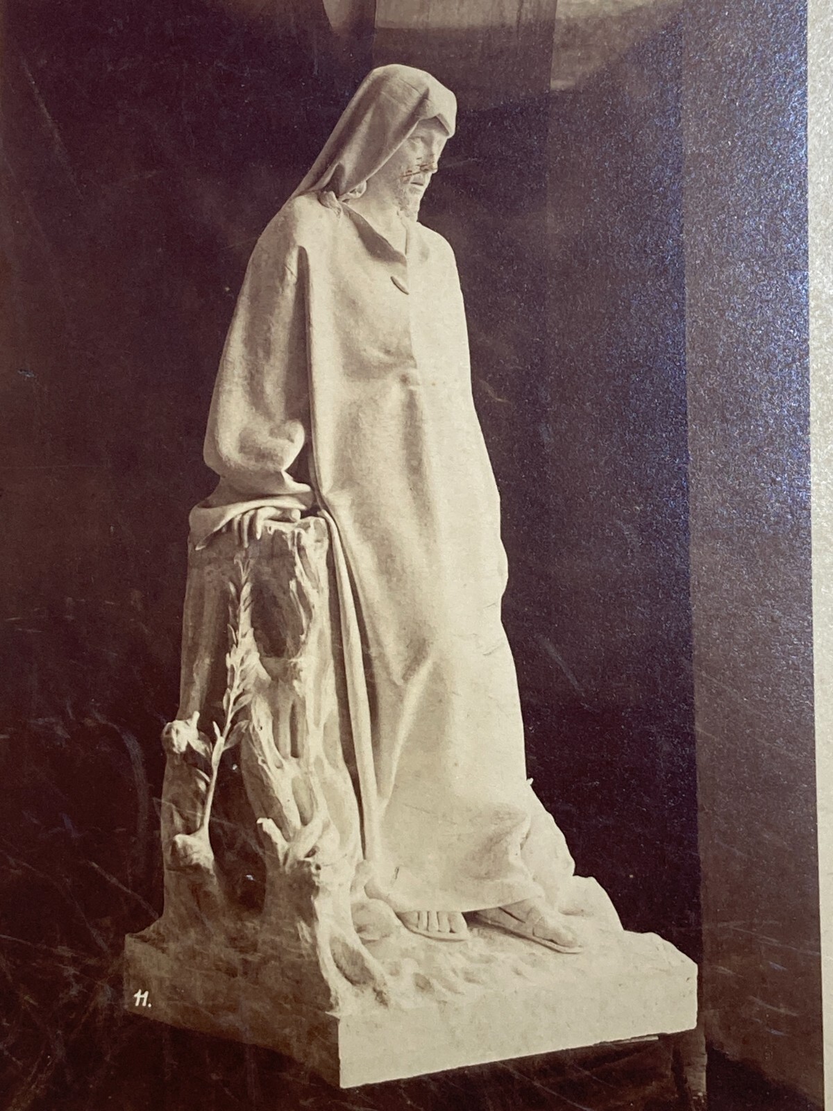 Arte, Scultura: Mosè. Artista Siciliano: Benedetto Civiletti. Fotografia Originale Di Eugenio Interguglielmi