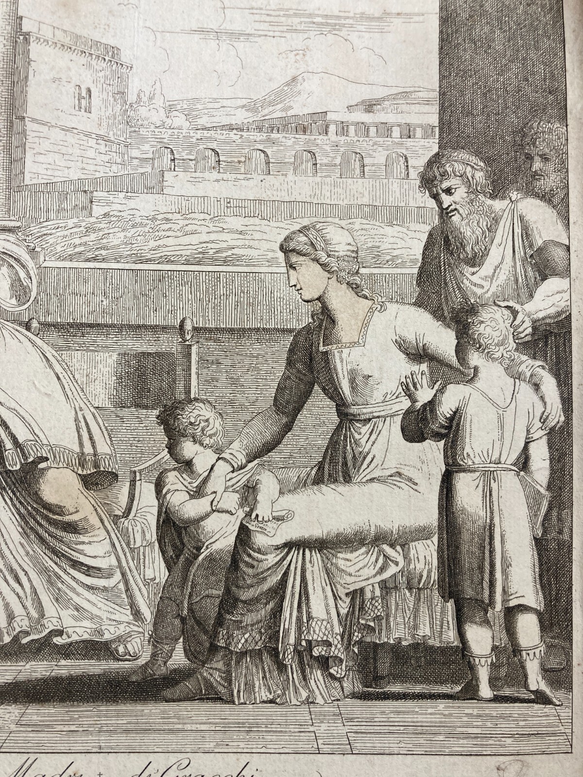 Cornelia Madre De' Gracchi All'Eccellentissima Sig.ra Principessa Di Cassaro: Incisione Di Vincenzo Riolo