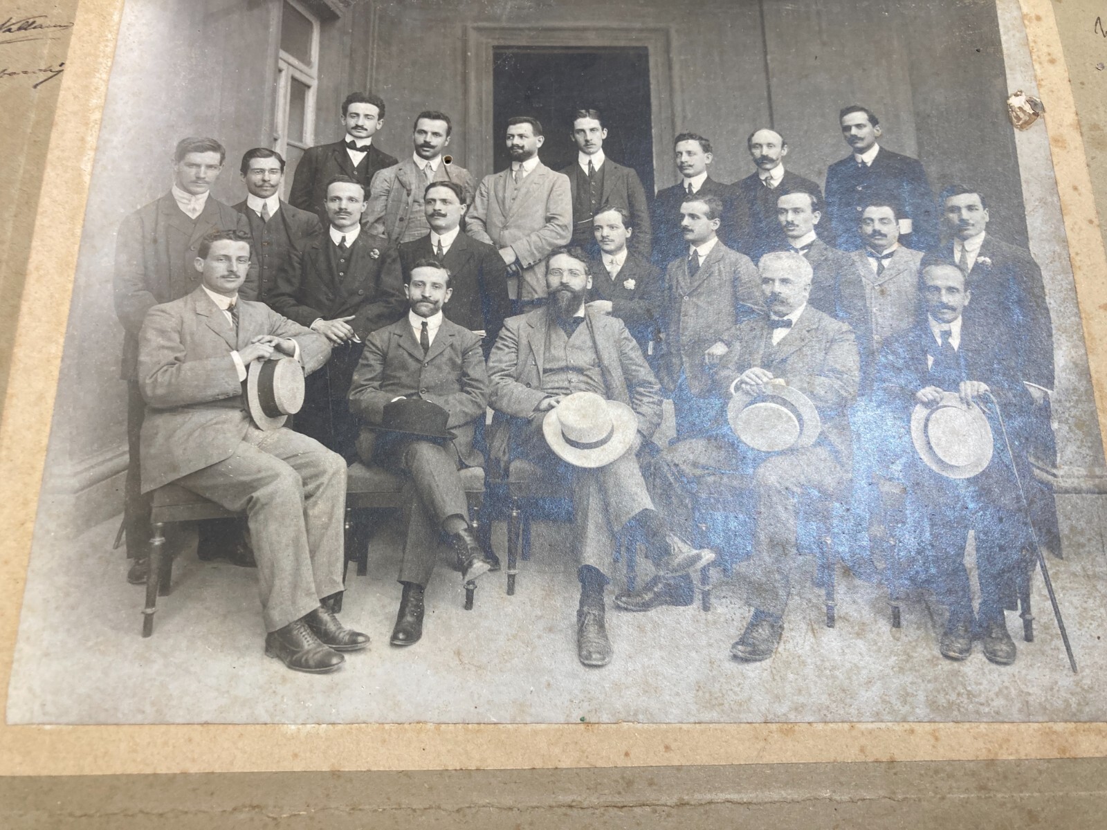 Napoli. Antica Fotografia Del Corso Di Elettrotecnica Del Prof. Lombardi. Foto Cangiano