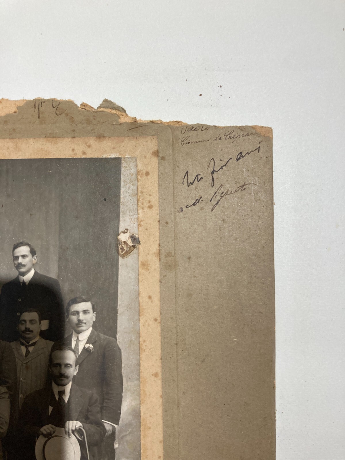 Napoli. Antica Fotografia Del Corso Di Elettrotecnica Del Prof. Lombardi. Foto Cangiano