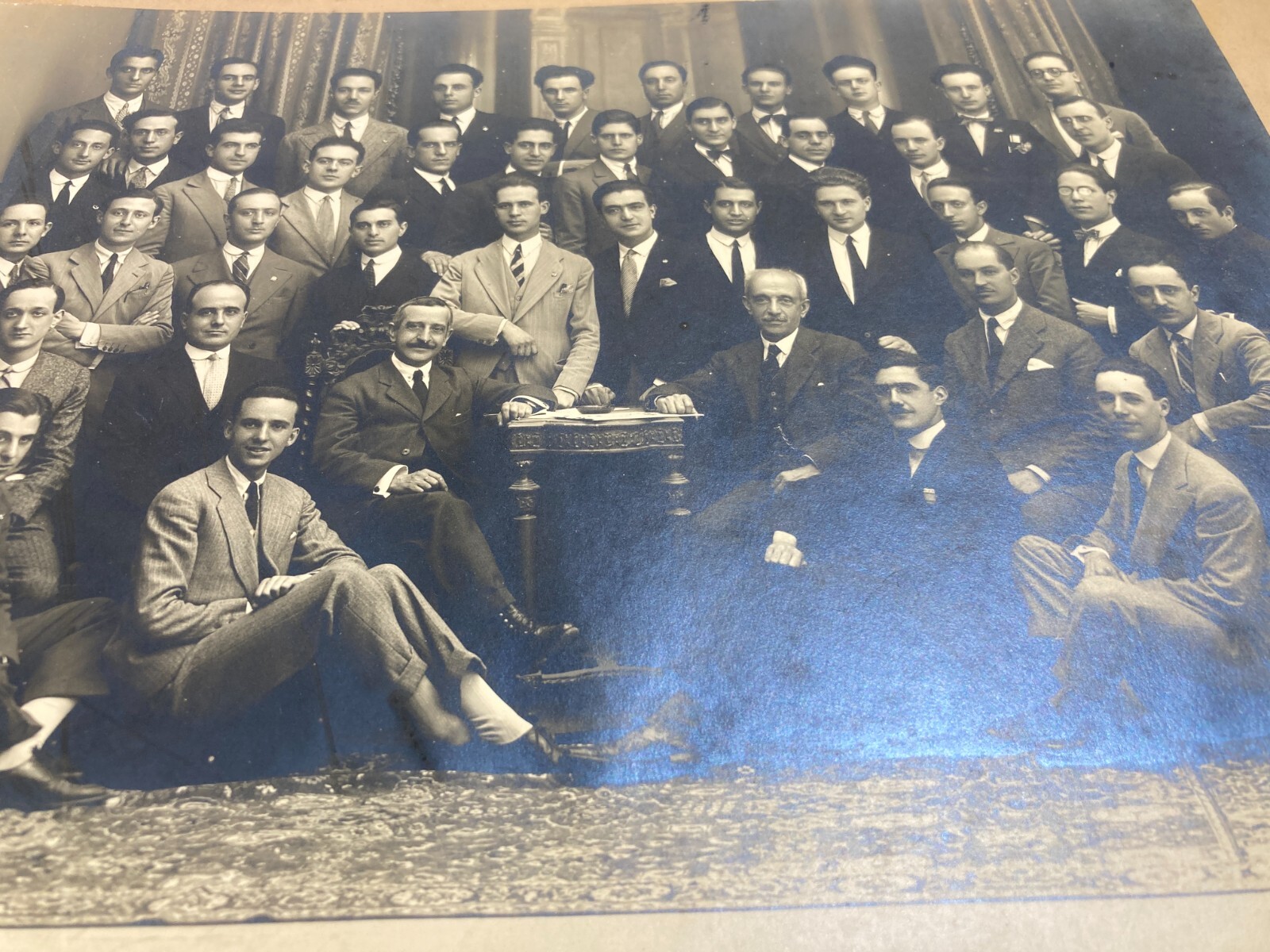 Fotografia Antica, Napoli: Laureandi In Ingegneria Elettrotecnica, Foto Pesce, 1927