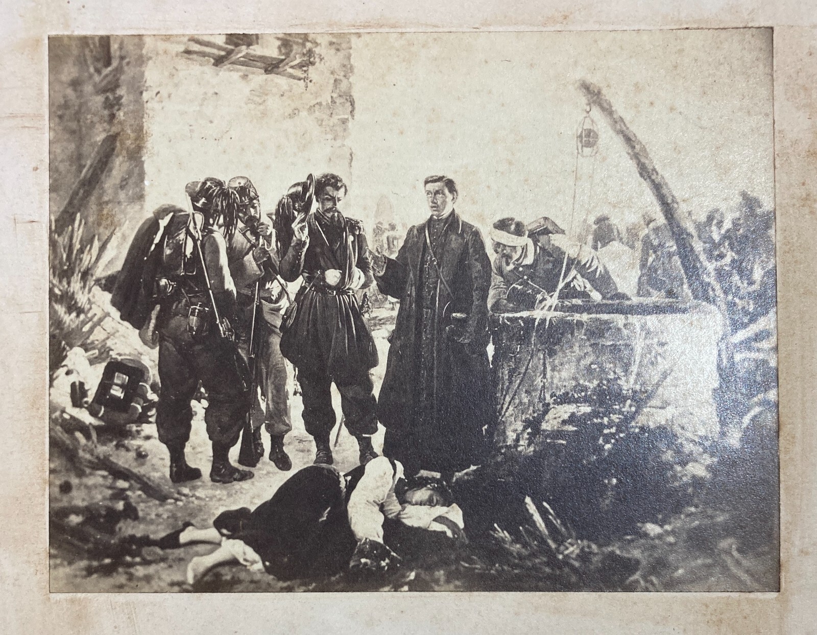 Arte Risorgimento, Opera Di Carlo Ademollo, Fotografia Originale Tagliarini Dolce, Sicilia, Fine '800