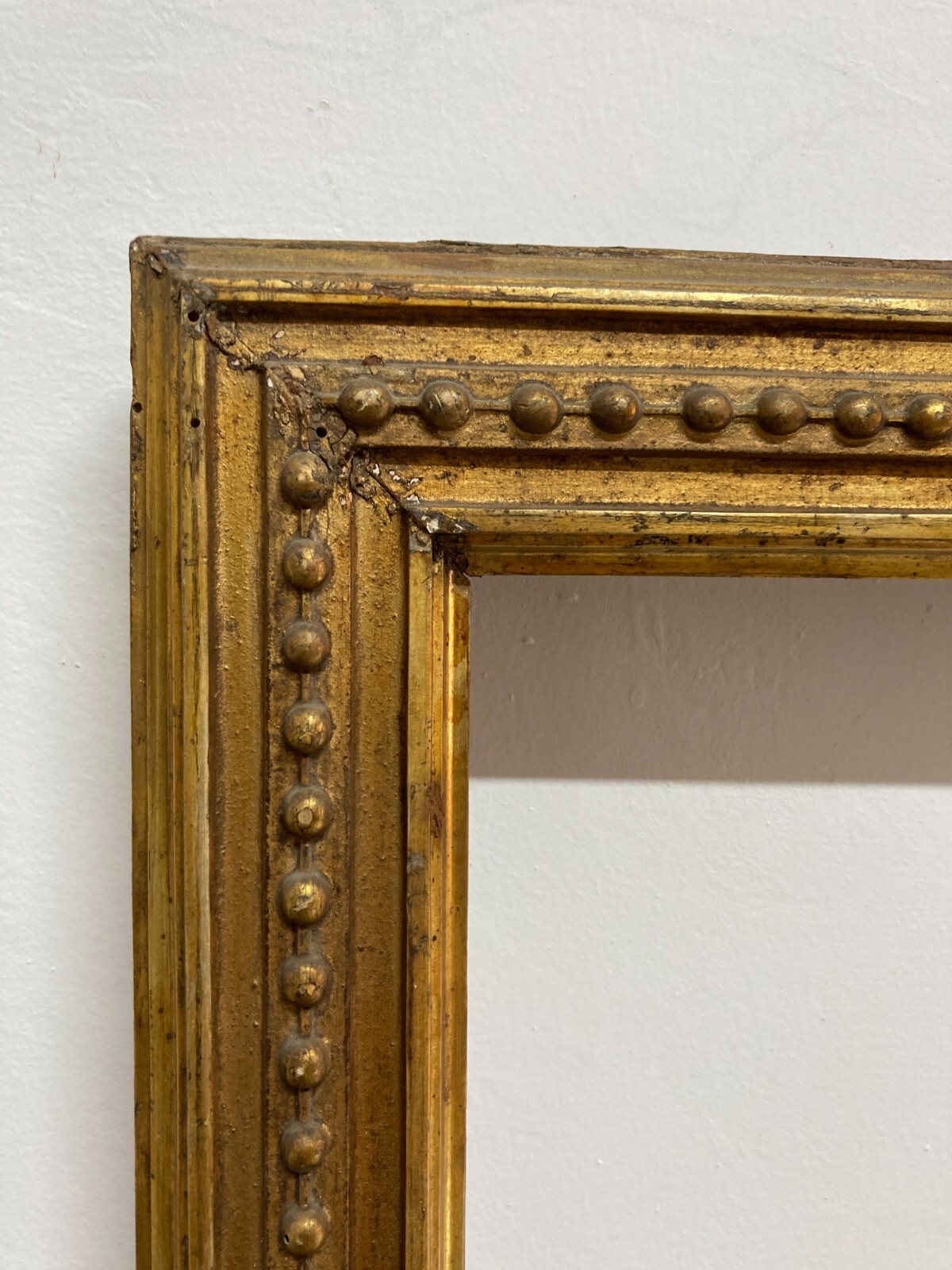 Antica Cornice Dorata Decorativa Per Opere d'Arte O Specchiera