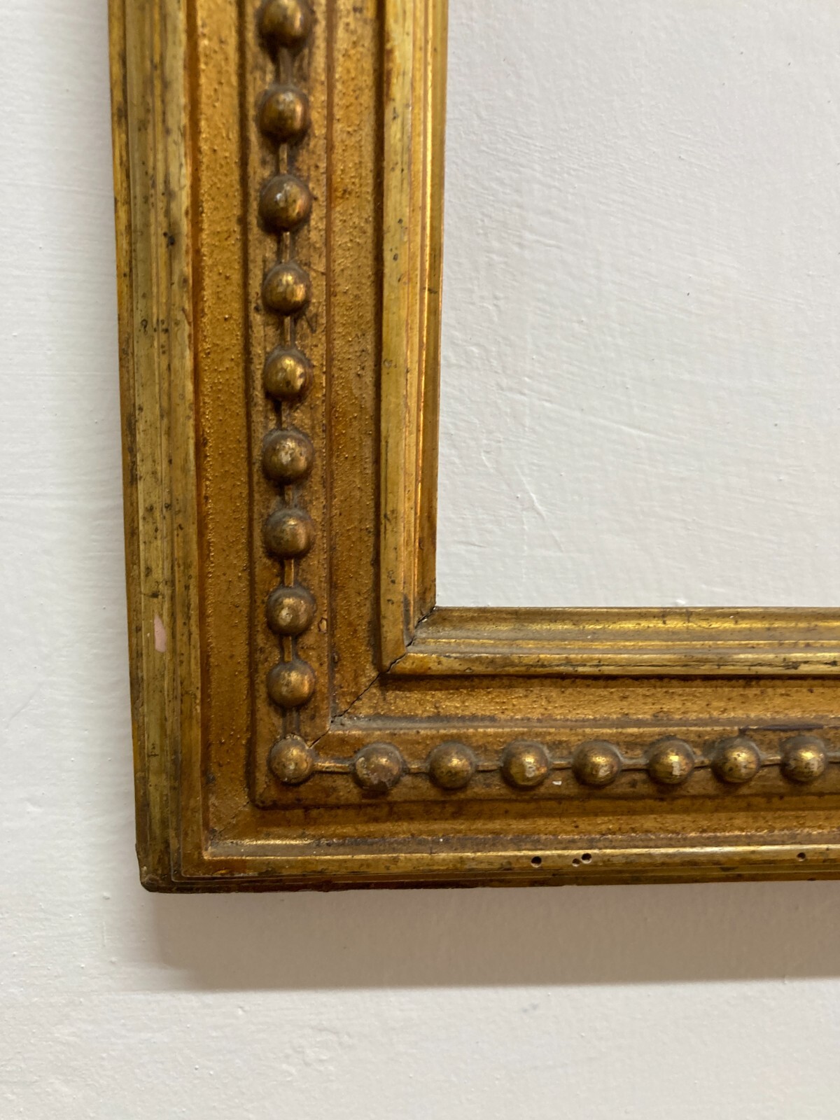 Antica Cornice Dorata Decorativa Per Opere d'Arte O Specchiera