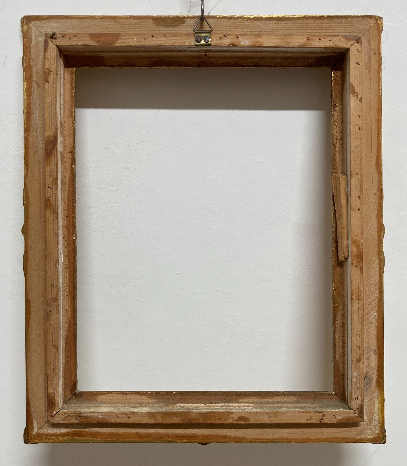 Cornice Decorativa d'Epoca In Legno Dorato E Laccato