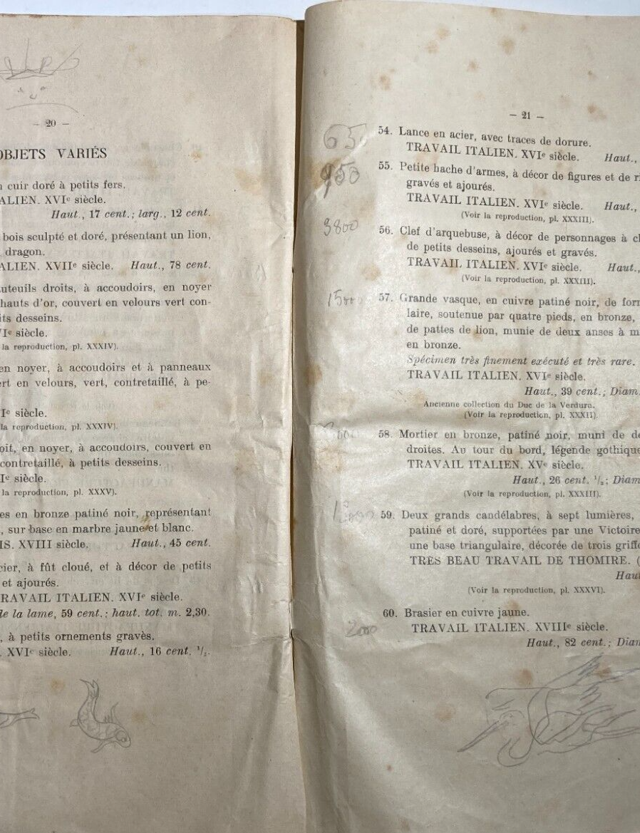 Arte, Antiquariato, Firenze: Vendita Collezione Galanti. Maioliche, Dipinti, Stoffe, 1925