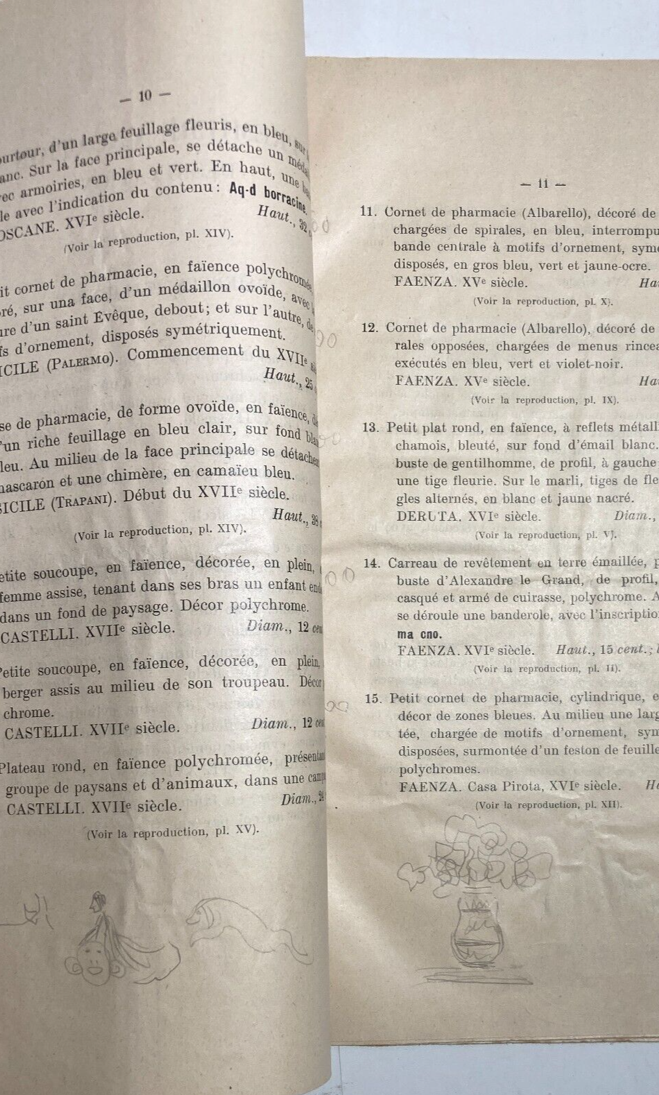 Arte, Antiquariato, Firenze: Vendita Collezione Galanti. Maioliche, Dipinti, Stoffe, 1925