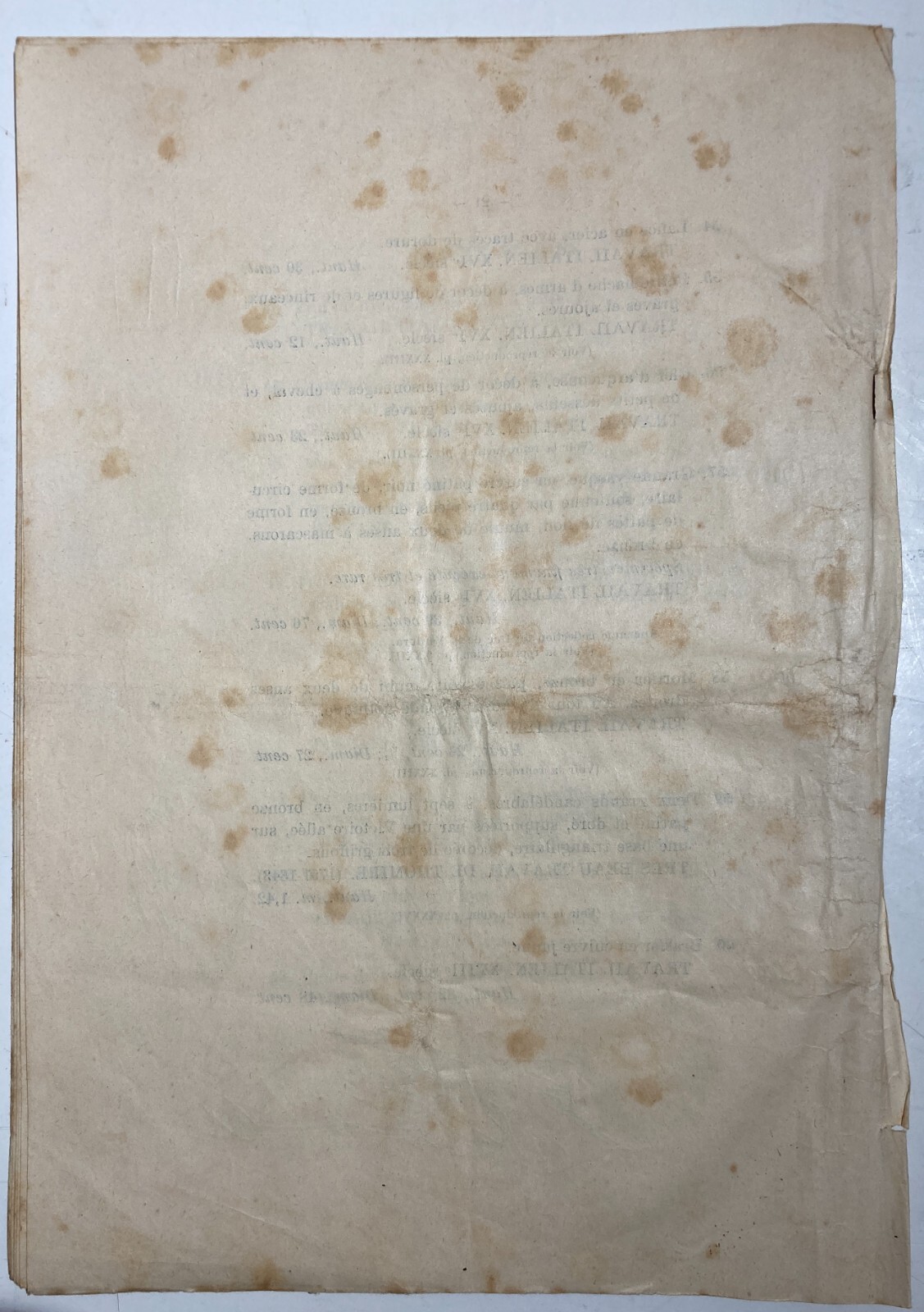 Arte, Antiquariato, Firenze: Vendita Collezione Galanti. Maioliche, Dipinti, Stoffe, 1925