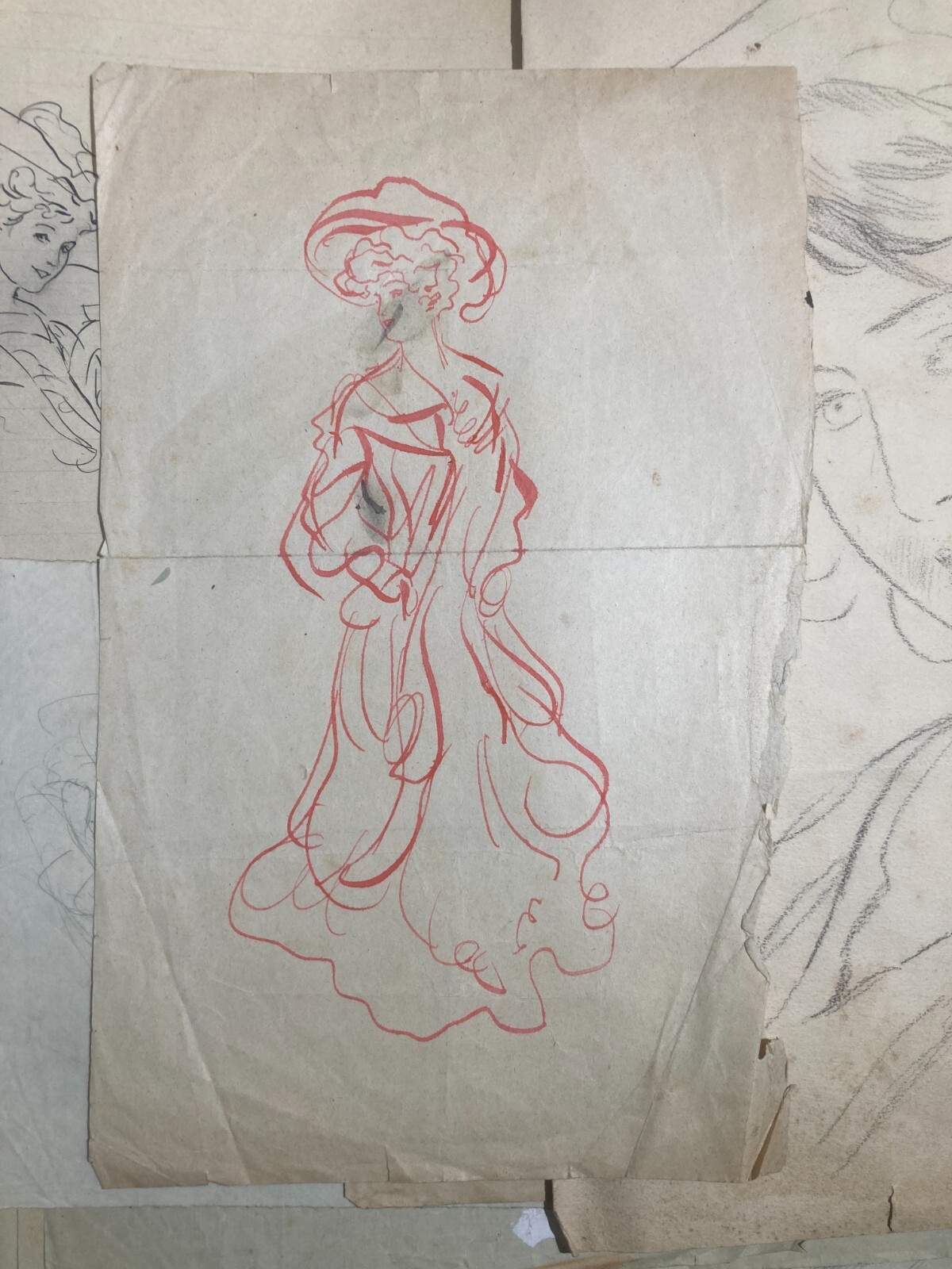 Rara Raccolta Di Schizzi E Disegni Di Donne, Napoli, Pietro Scoppetta (attr.)