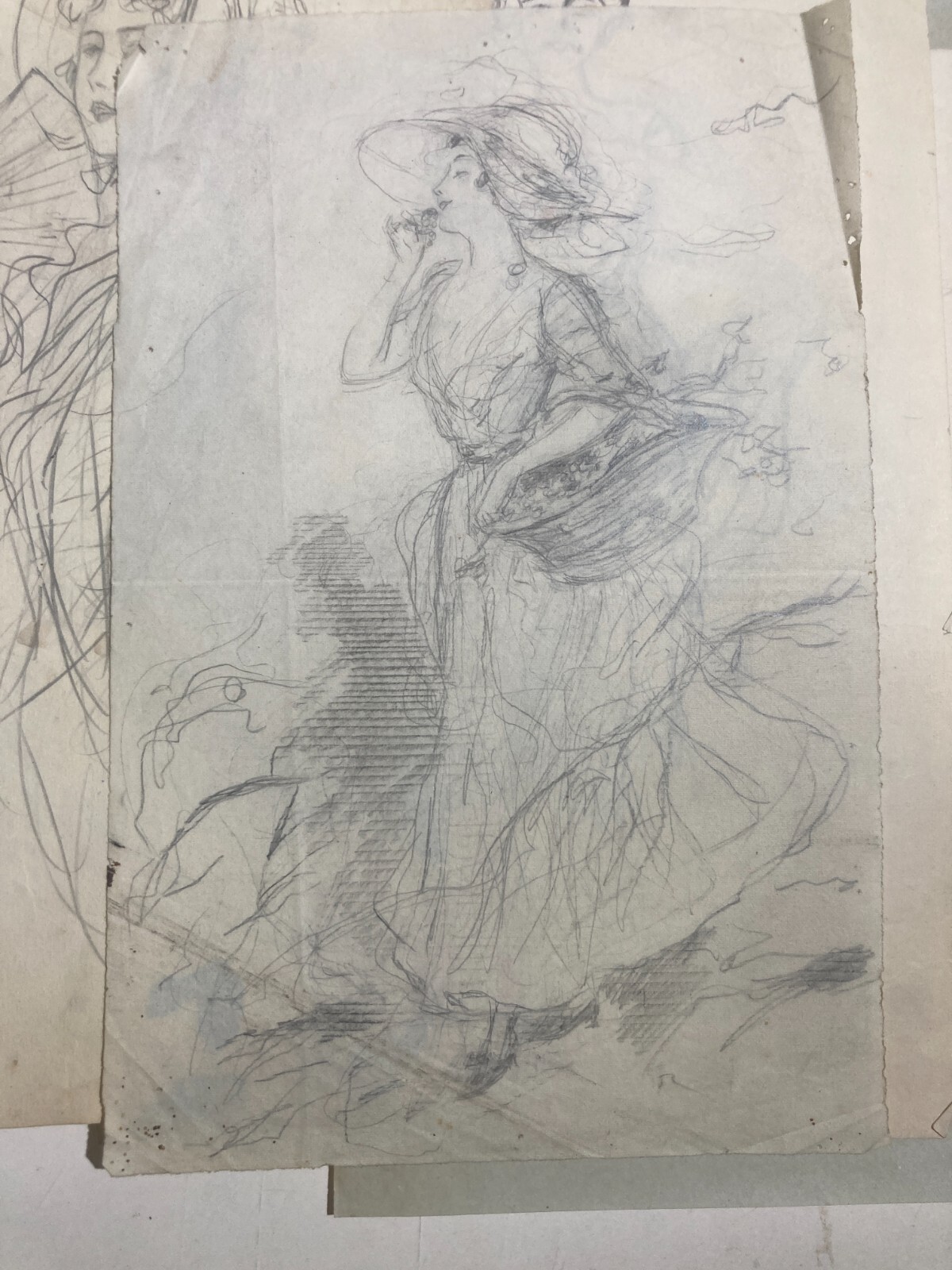 Rara Raccolta Di Schizzi E Disegni Di Donne, Napoli, Pietro Scoppetta (attr.)
