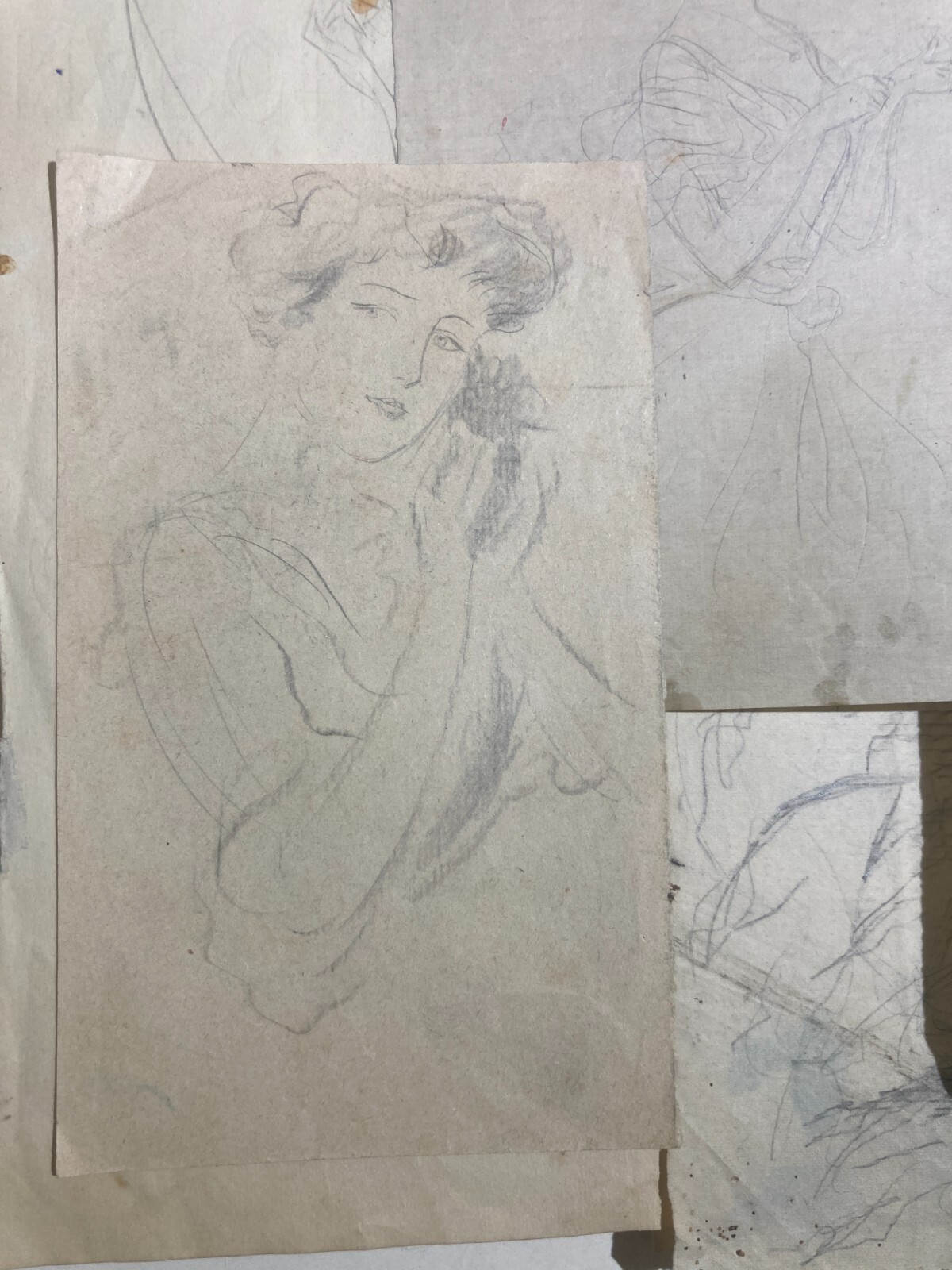 Rara Raccolta Di Schizzi E Disegni Di Donne, Napoli, Pietro Scoppetta (attr.)
