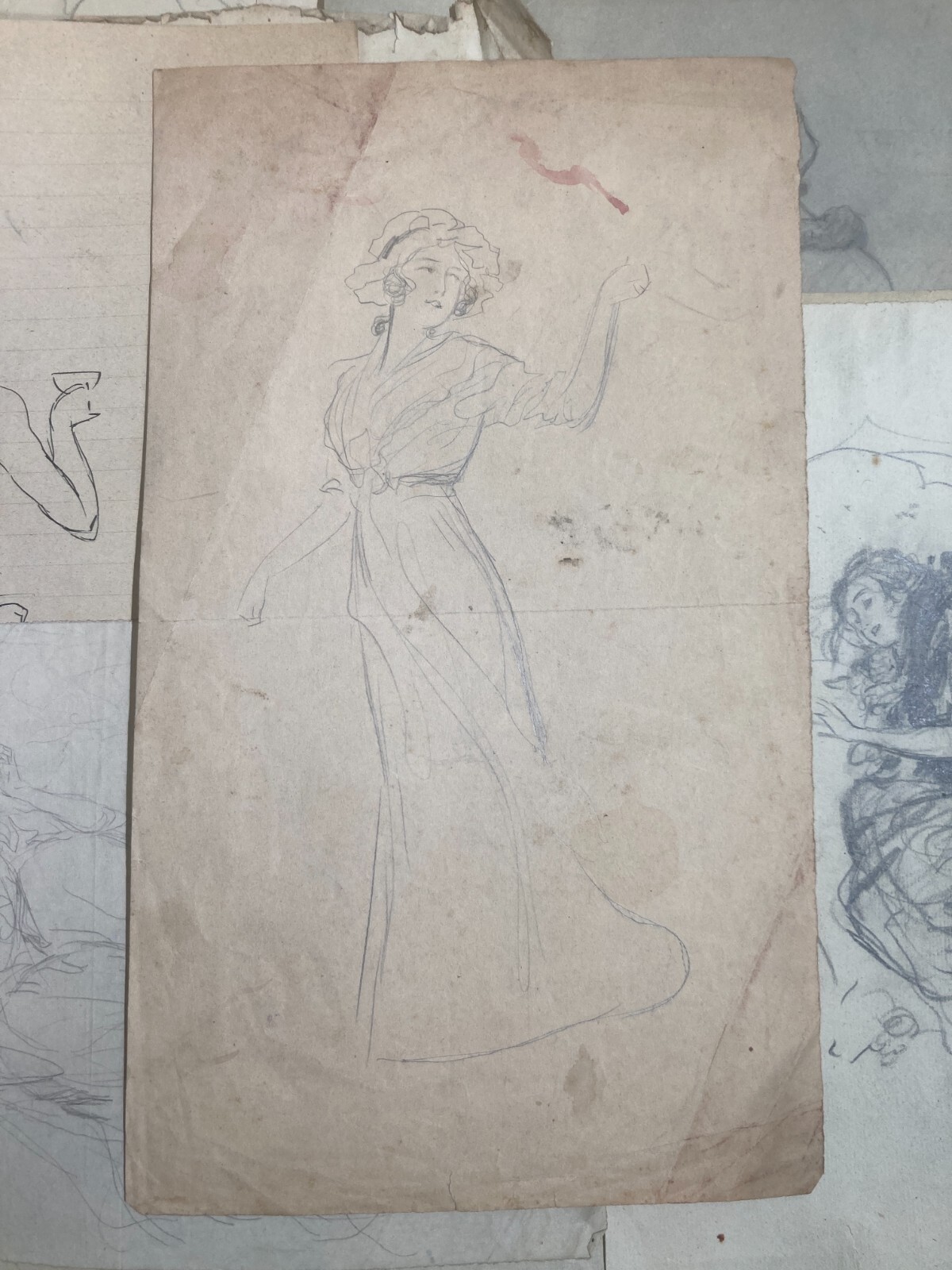 Rara Raccolta Di Schizzi E Disegni Di Donne, Napoli, Pietro Scoppetta (attr.)