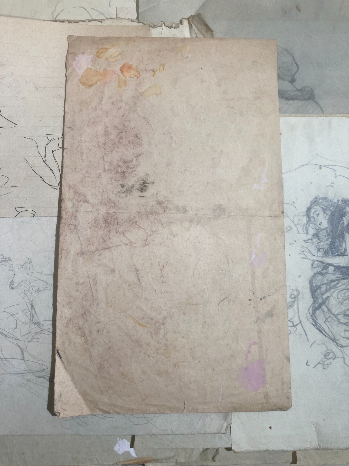 Rara Raccolta Di Schizzi E Disegni Di Donne, Napoli, Pietro Scoppetta (attr.)