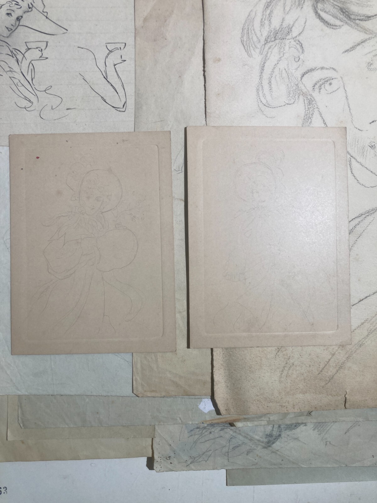 Rara Raccolta Di Schizzi E Disegni Di Donne, Napoli, Pietro Scoppetta (attr.)
