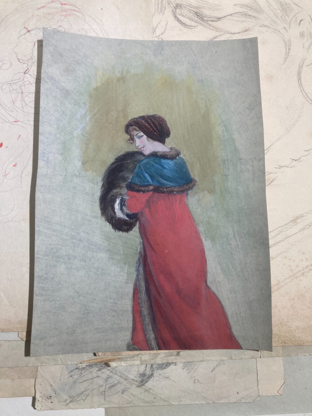 Rara Raccolta Di Schizzi E Disegni Di Donne, Napoli, Pietro Scoppetta (attr.)