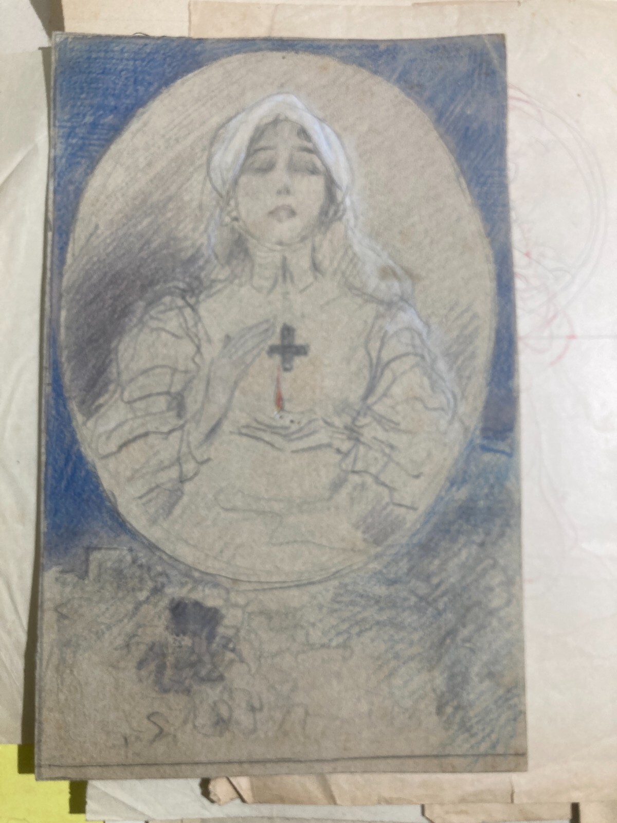 Rara Raccolta Di Schizzi E Disegni Di Donne, Napoli, Pietro Scoppetta (attr.)