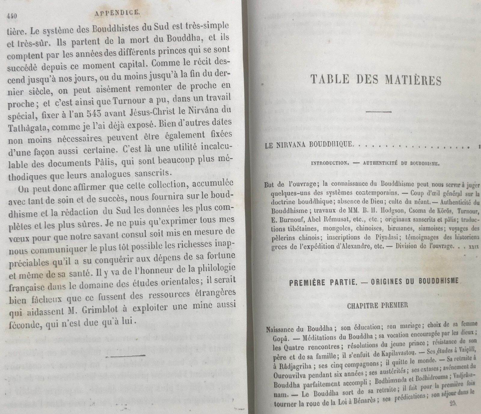 Religioni Orientali: Buddismo, Budda. Antica Edizione Francese, 1866