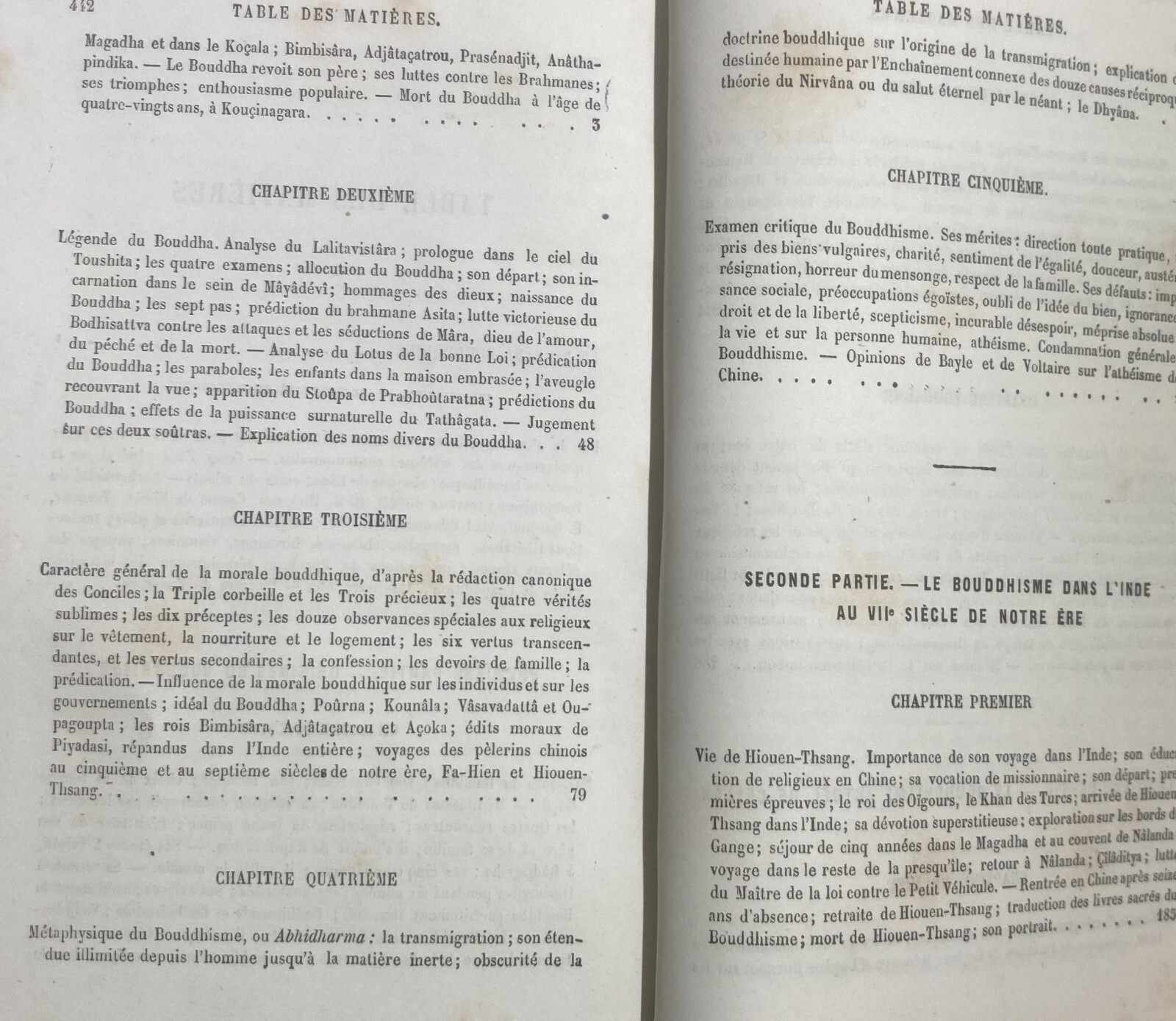Religioni Orientali: Buddismo, Budda. Antica Edizione Francese, 1866