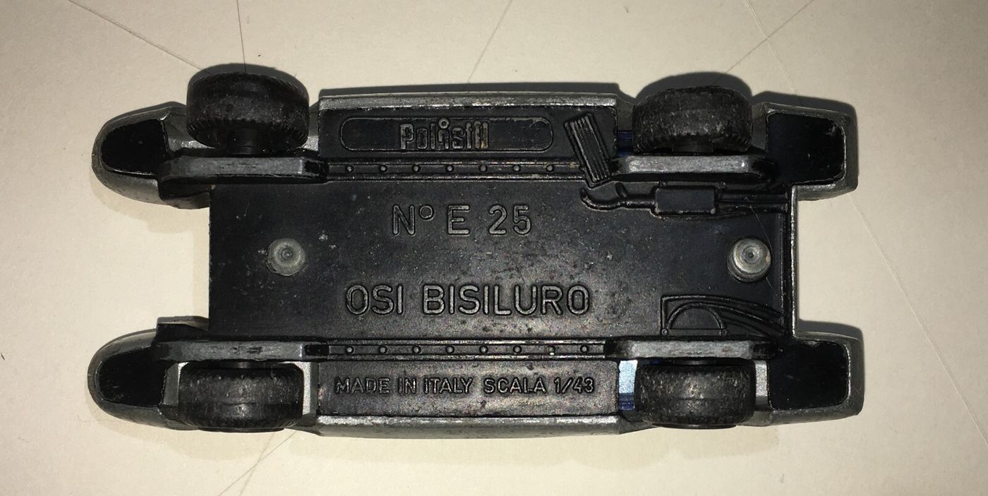 Automobilina d'Epoca OSI Bisiluro Polistil Scala 1/43