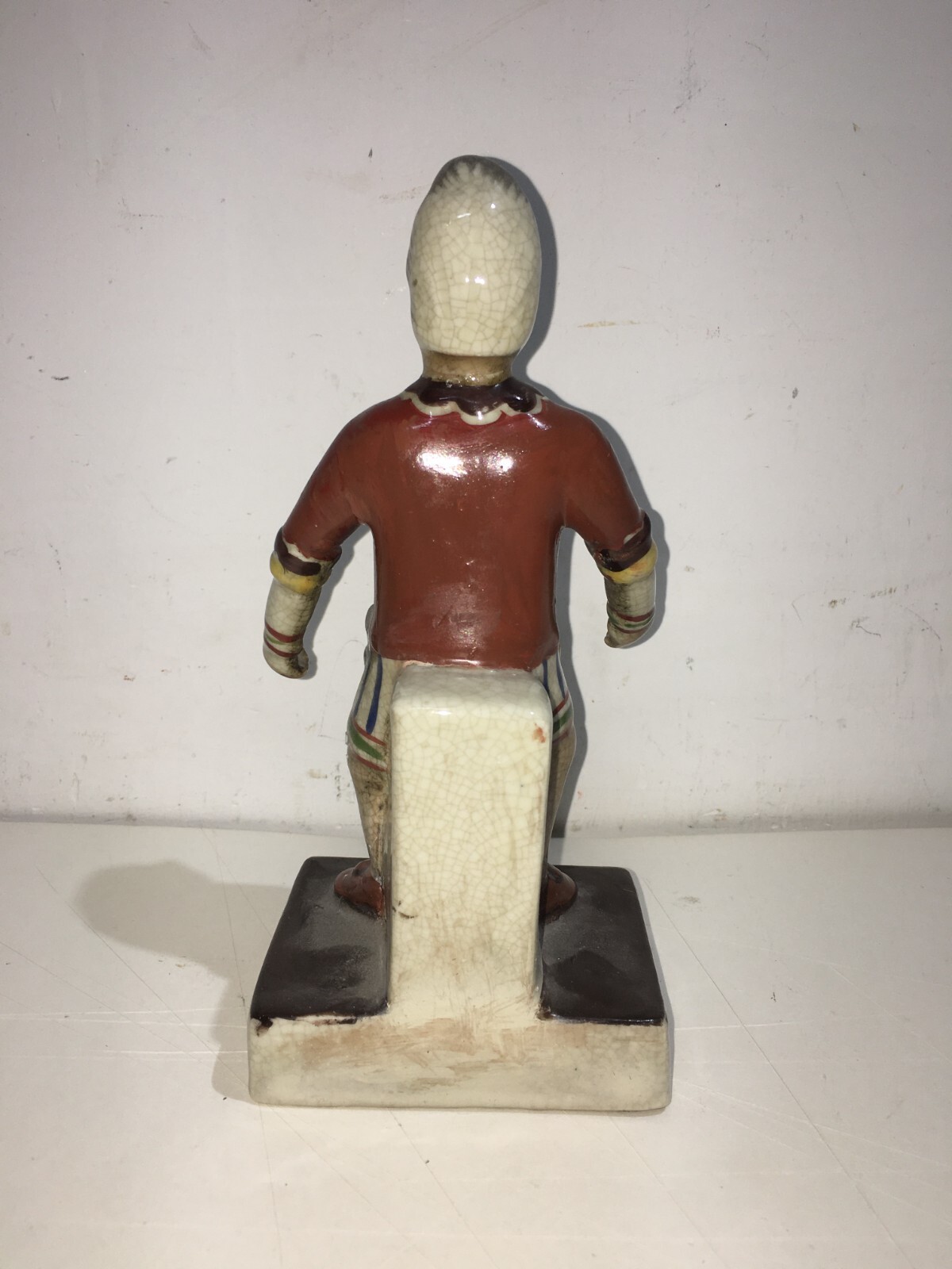 Statuetta In Ceramica Raffigurante Il Clown Giuseppe Grimaldi