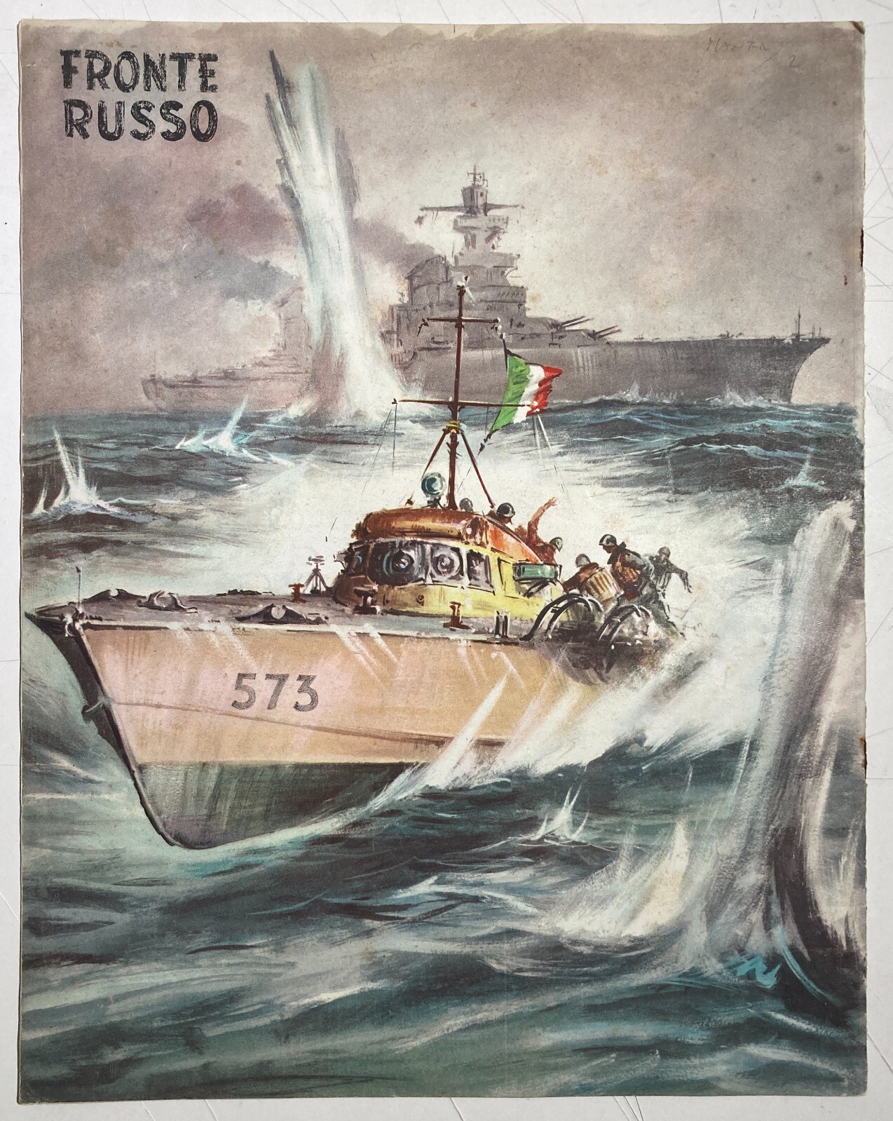 Militaria: Marina, Fronte Russo, Alpini, Croce Rossa   Asso Di Bastoni, 1953