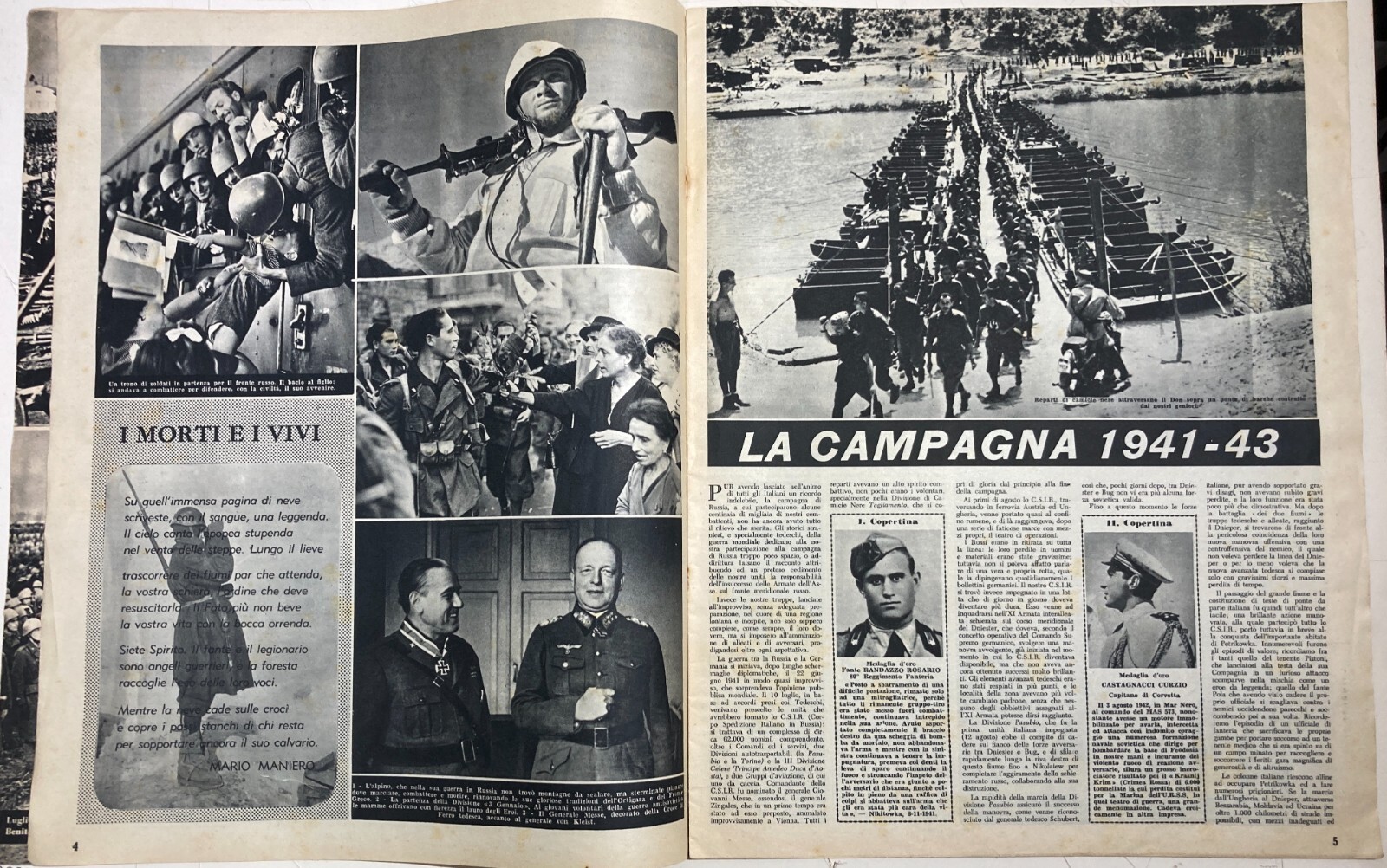 Militaria: Marina, Fronte Russo, Alpini, Croce Rossa   Asso Di Bastoni, 1953