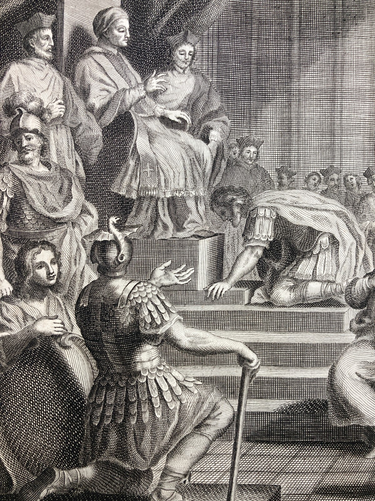 Firenze: Ambasceria A Bonifacio VIII. Incisione Di Allegrini E Zocchi, 1766.