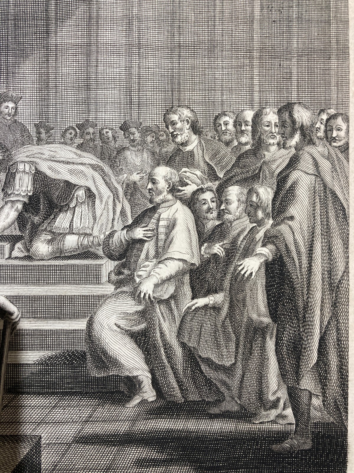 Firenze: Ambasceria A Bonifacio VIII. Incisione Di Allegrini E Zocchi, 1766.