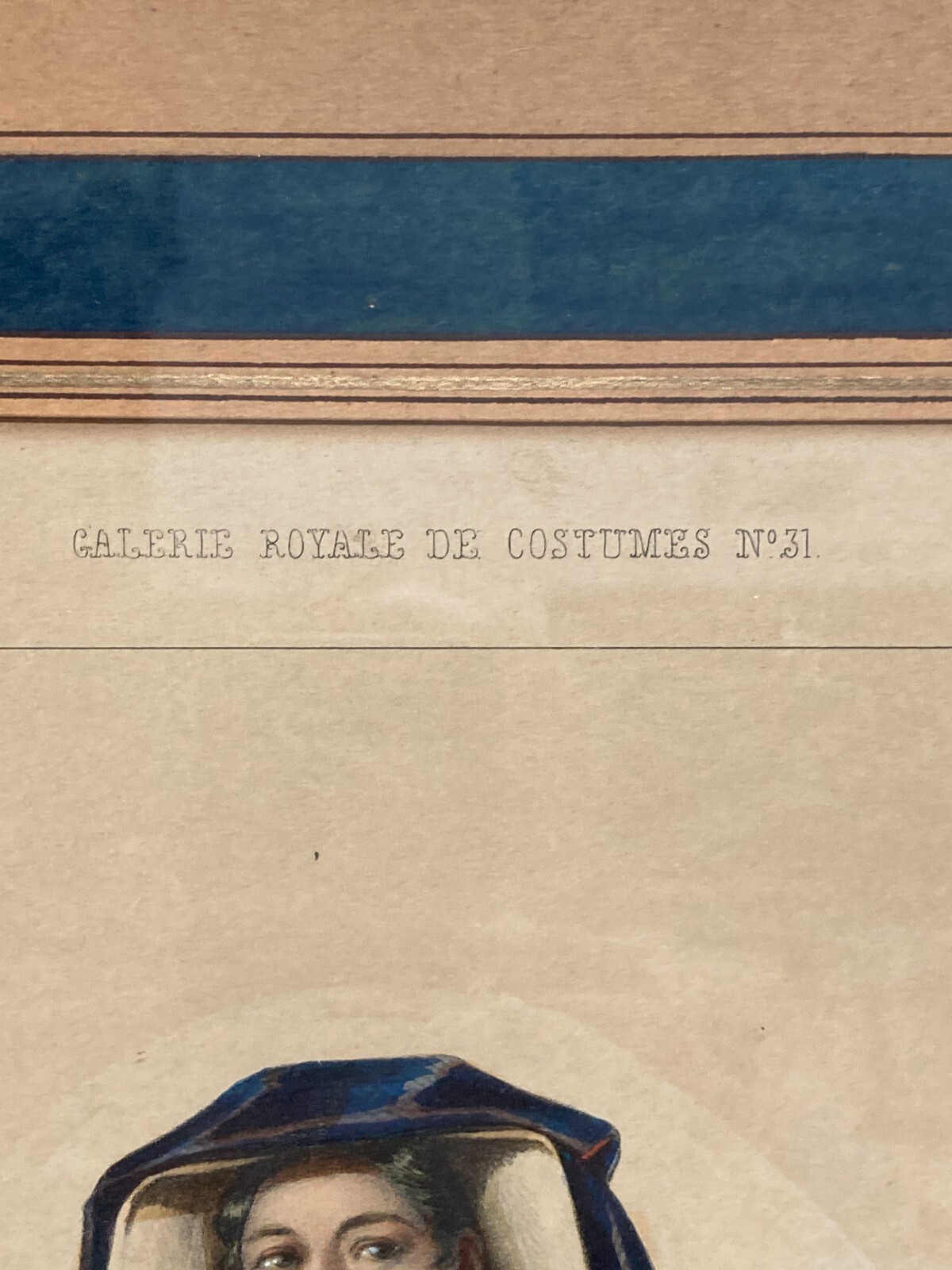 Donna Di Avigliano, Basilicata: Costume Popolare E Tradizioni Lucane. Litografia A Colori.