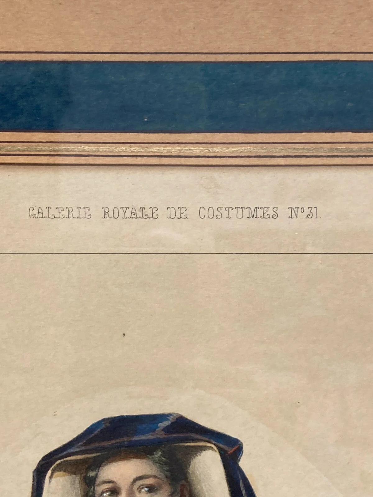 Donna di Avigliano, Basilicata: Costume Popolare e Tradizioni Lucane. Litografia a Colori.