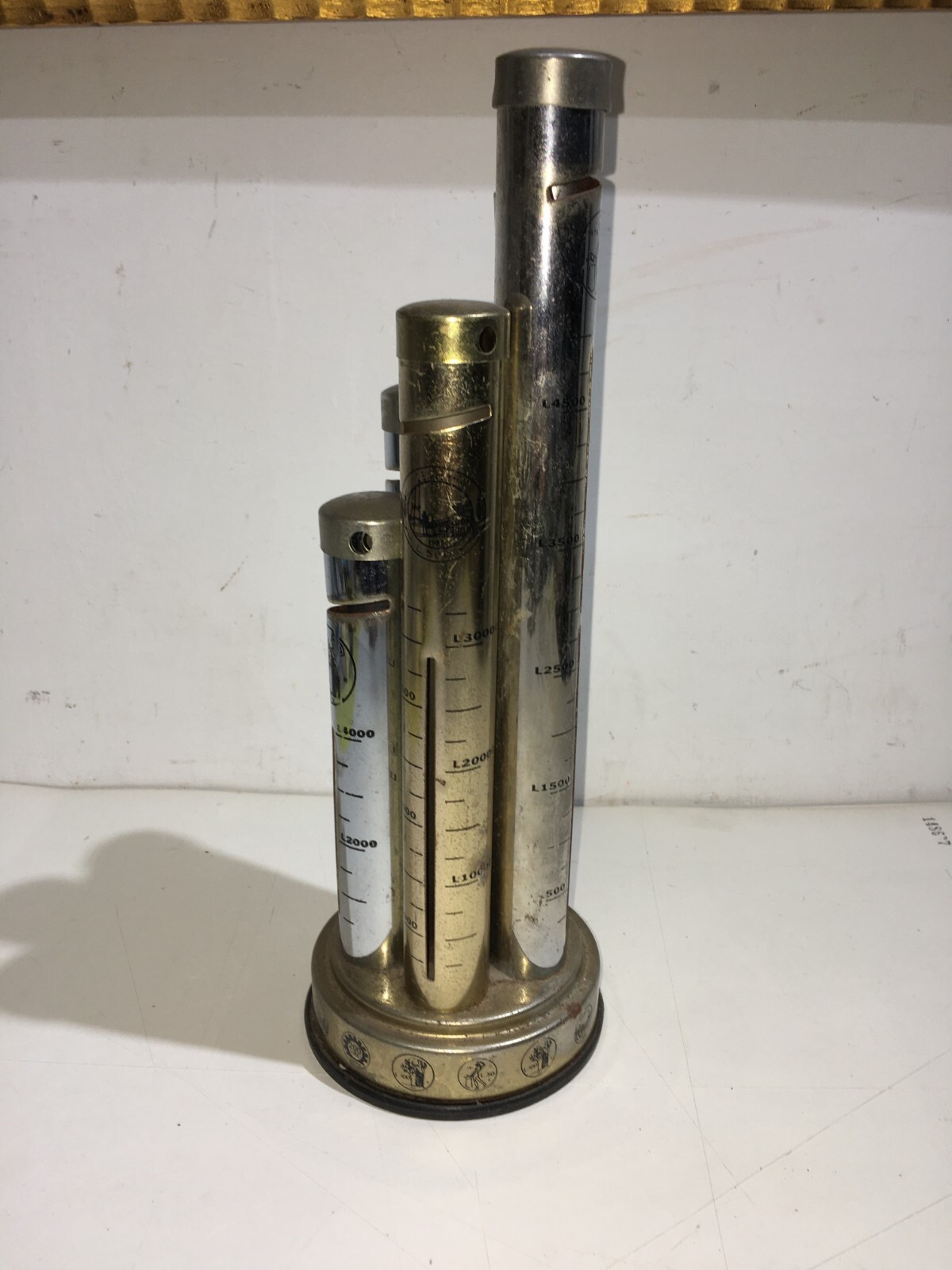 Portamonete E Salvadanaio Vintage In Metallo Cromato Per Lire Italiane